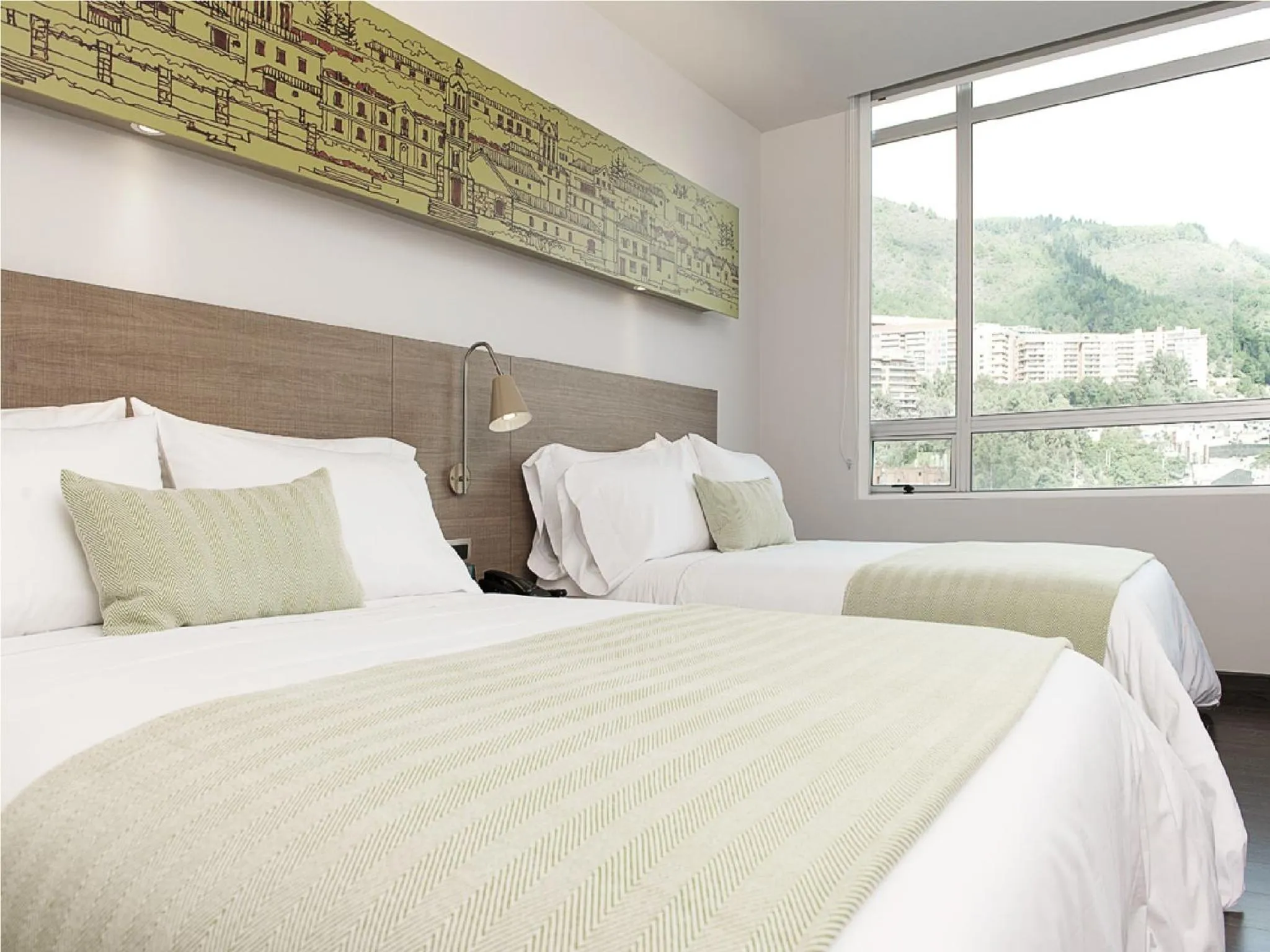 Bedroom, Bed in Hotel bh Usaquén