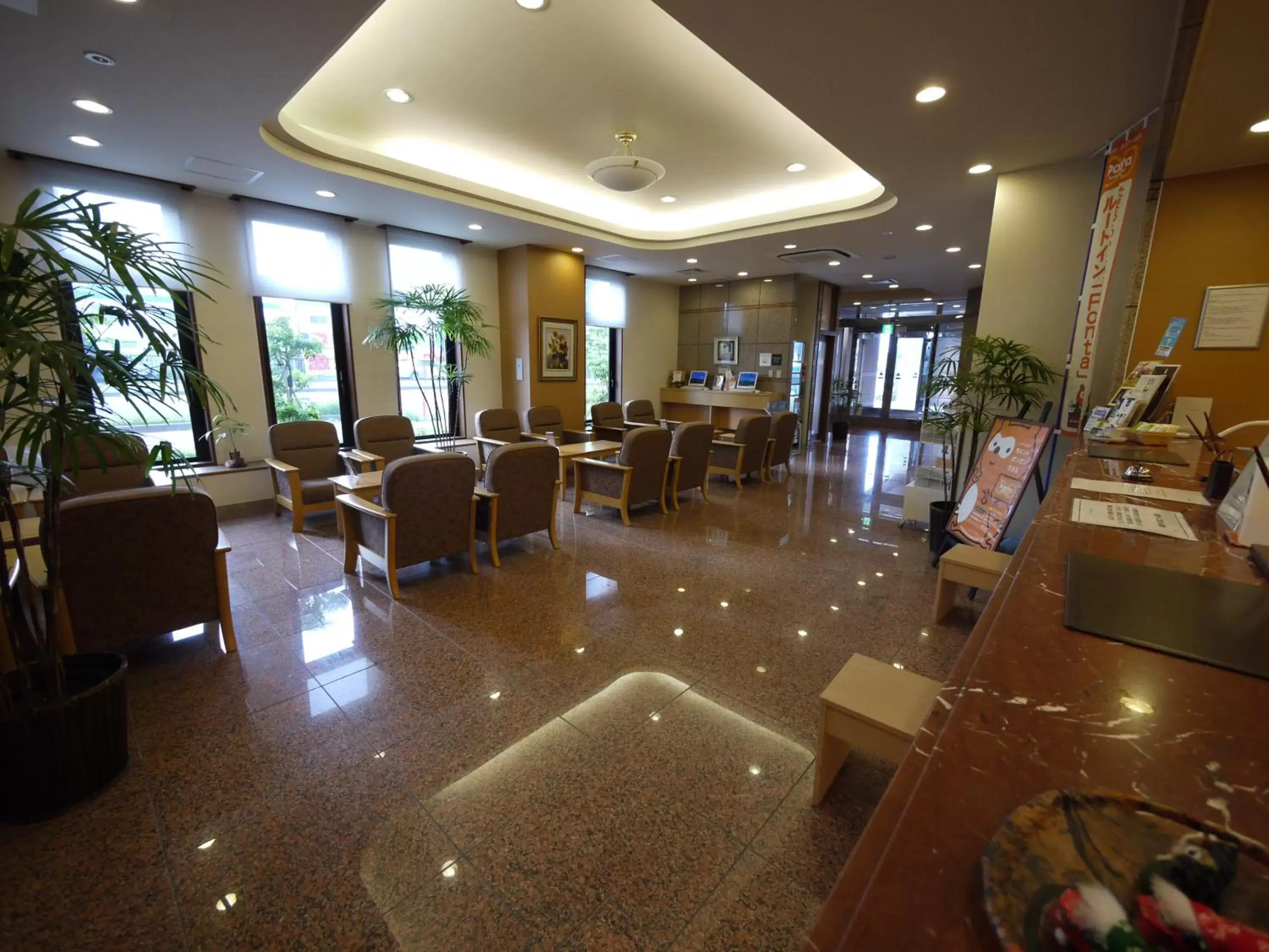 Lobby or reception in Hotel Route-Inn Sakata