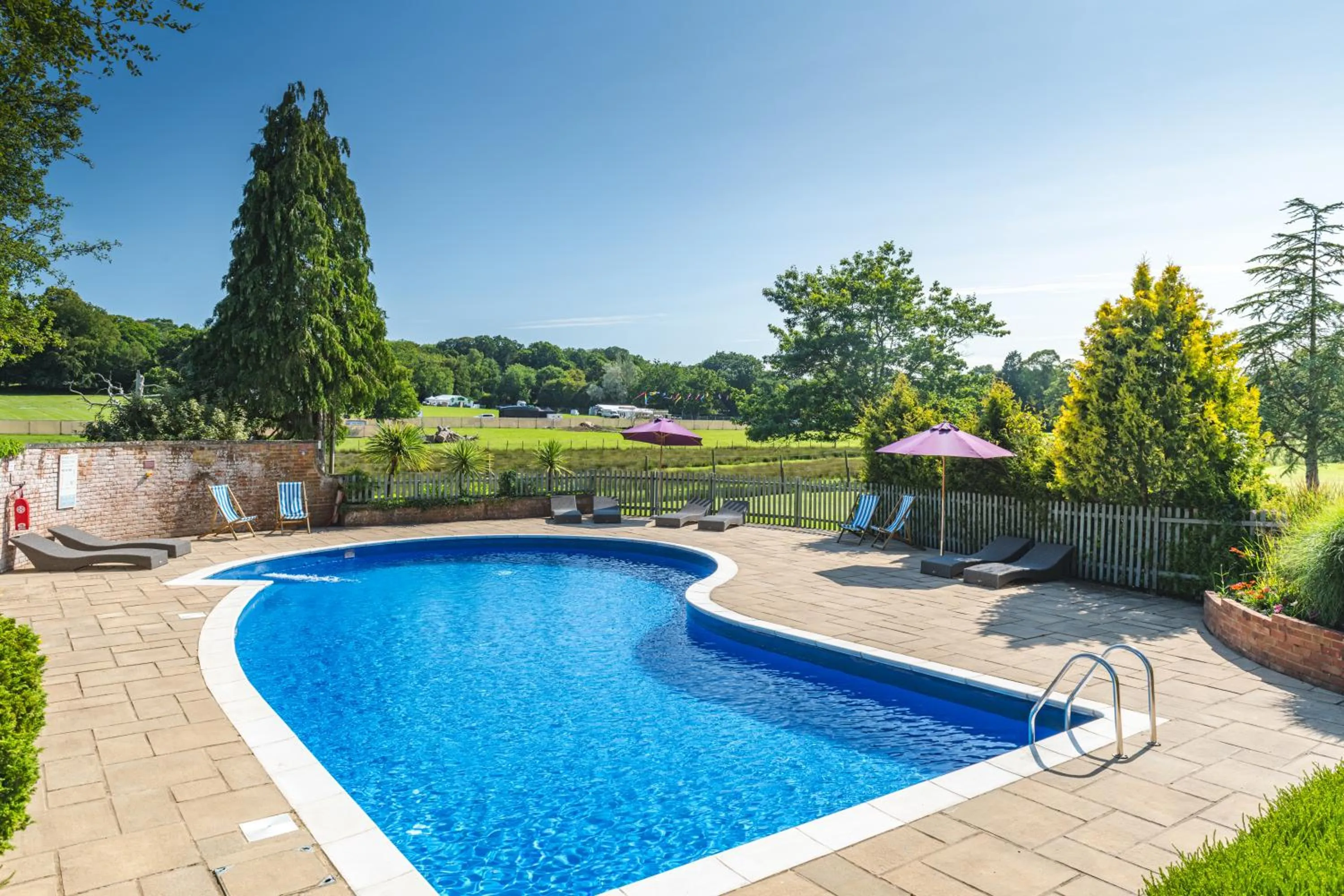 Swimming pool in Burley Manor