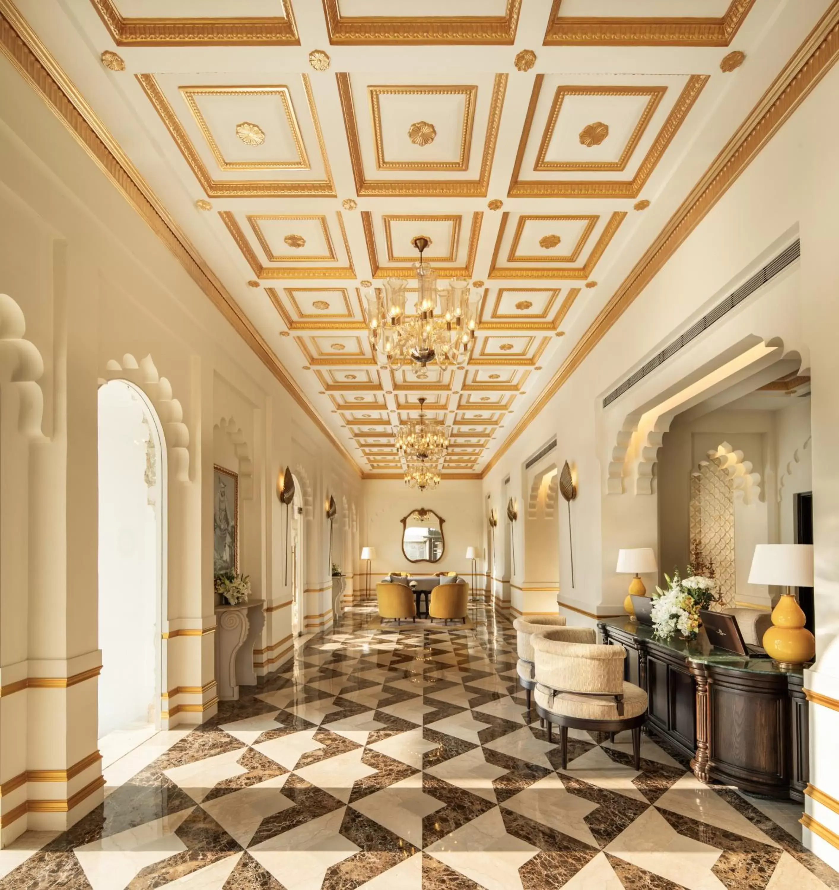 Lobby or reception, Lobby/Reception in Taj Usha Kiran Palace, Gwalior