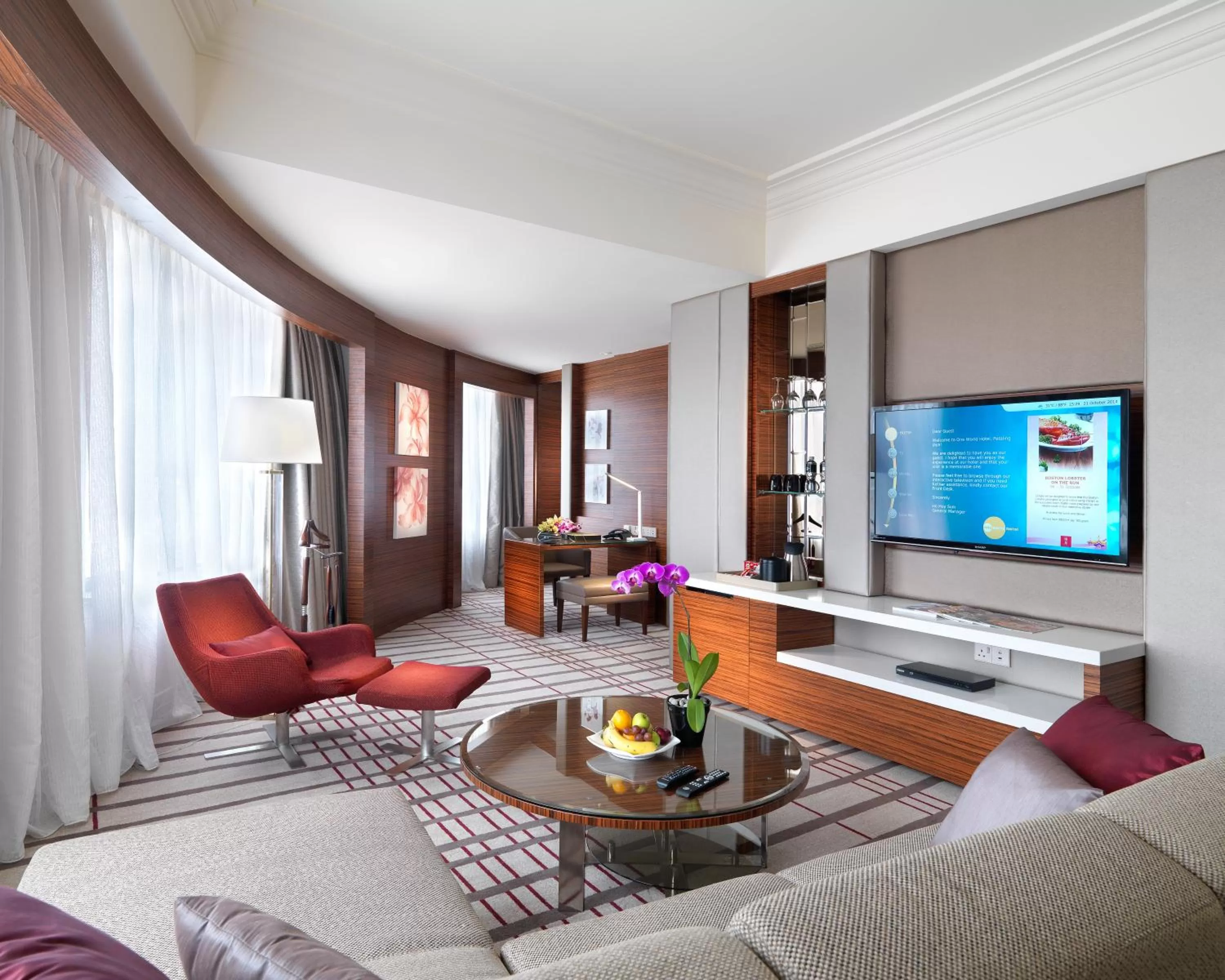 TV and multimedia in One World Hotel