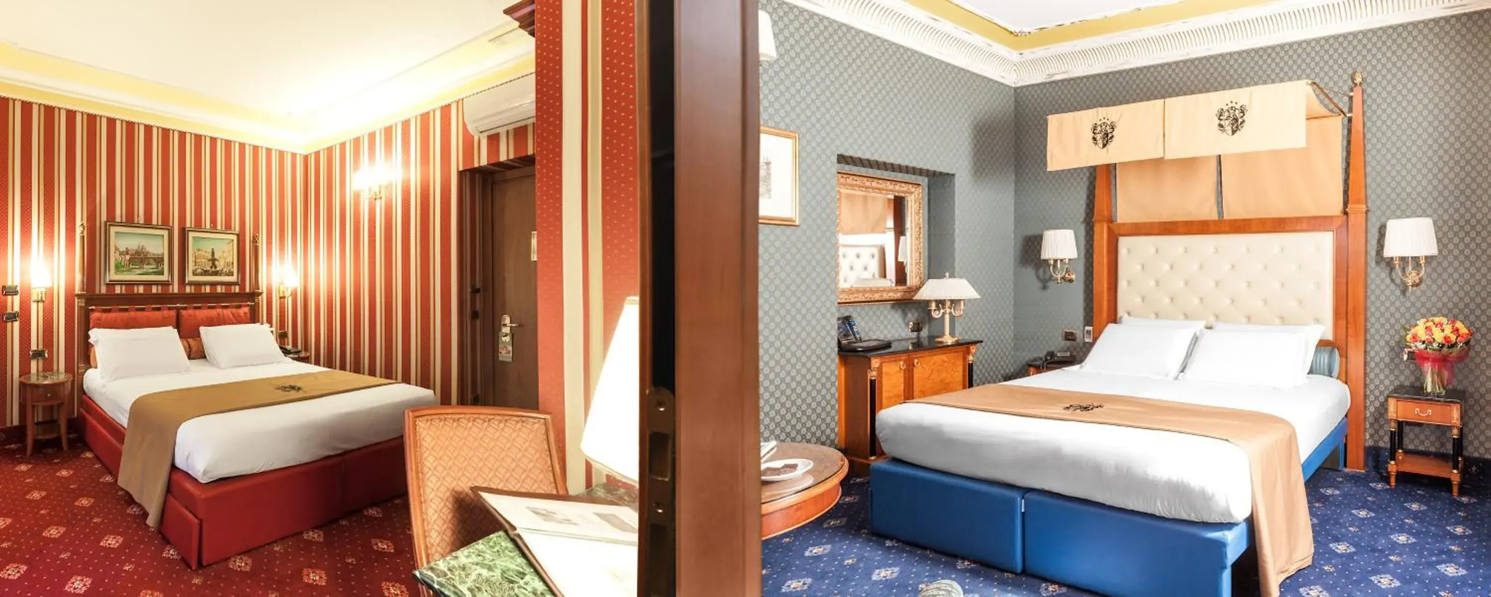 Bed in Hotel Manfredi Suite In Rome