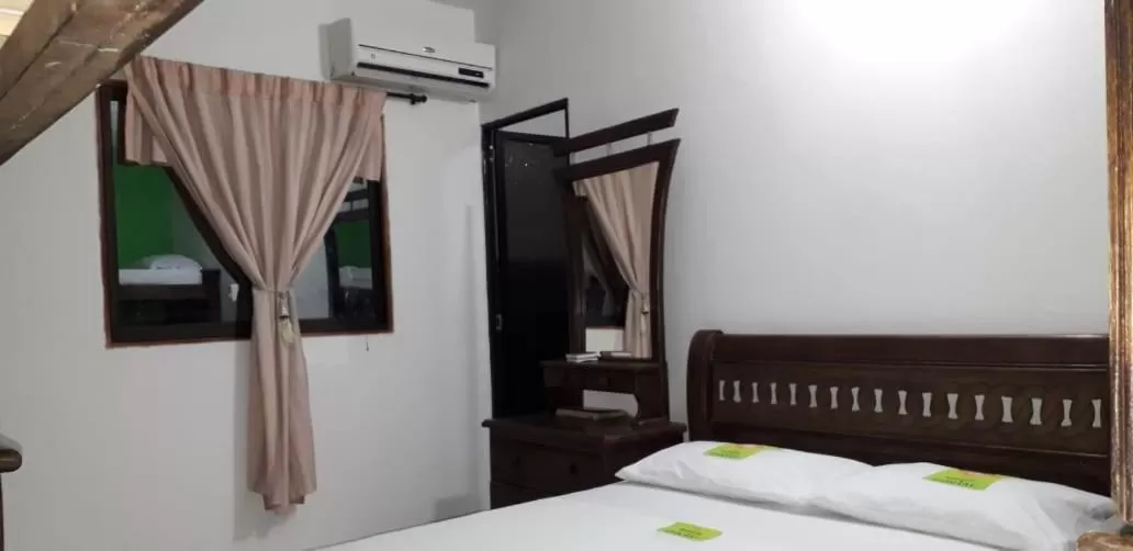 Bed in Hotel Mansión del Cesar