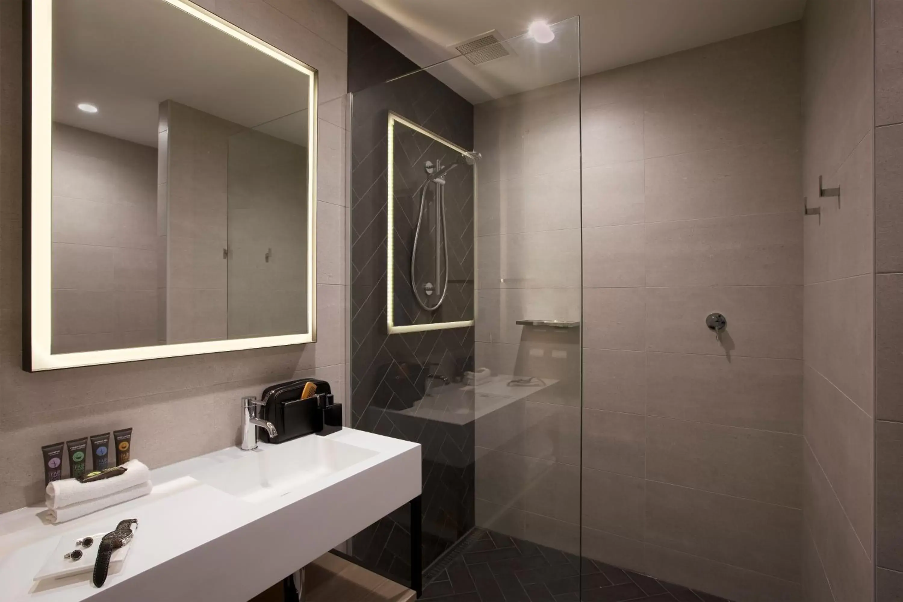Shower, Bathroom in Novotel Melbourne South Wharf