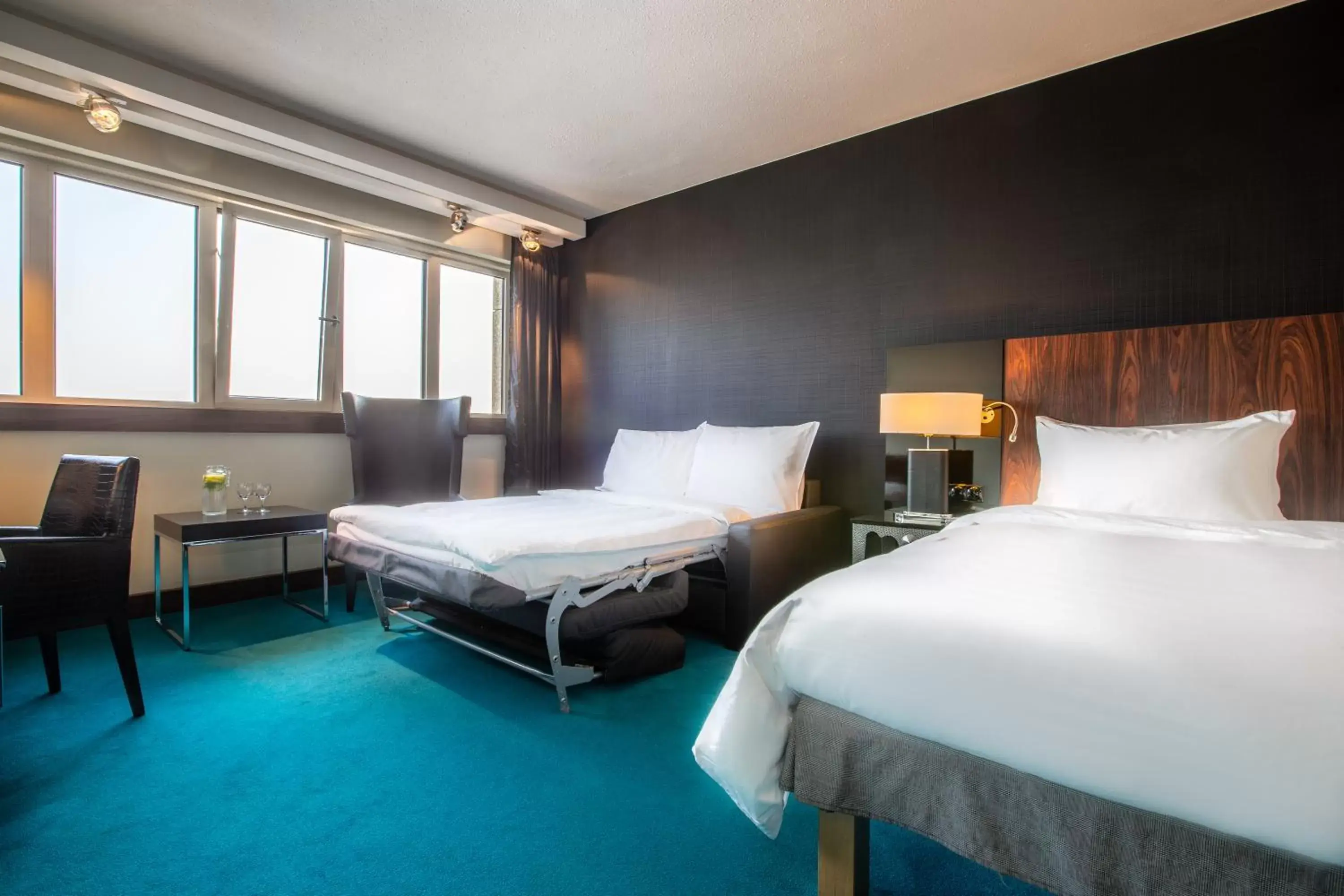 Bed in Radisson Blu Hotel, Hamburg