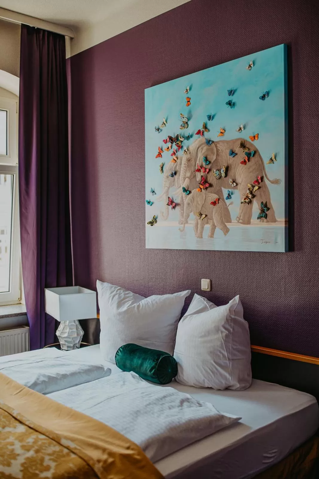 Bed in Boutique Hotel Rothenburger Hof