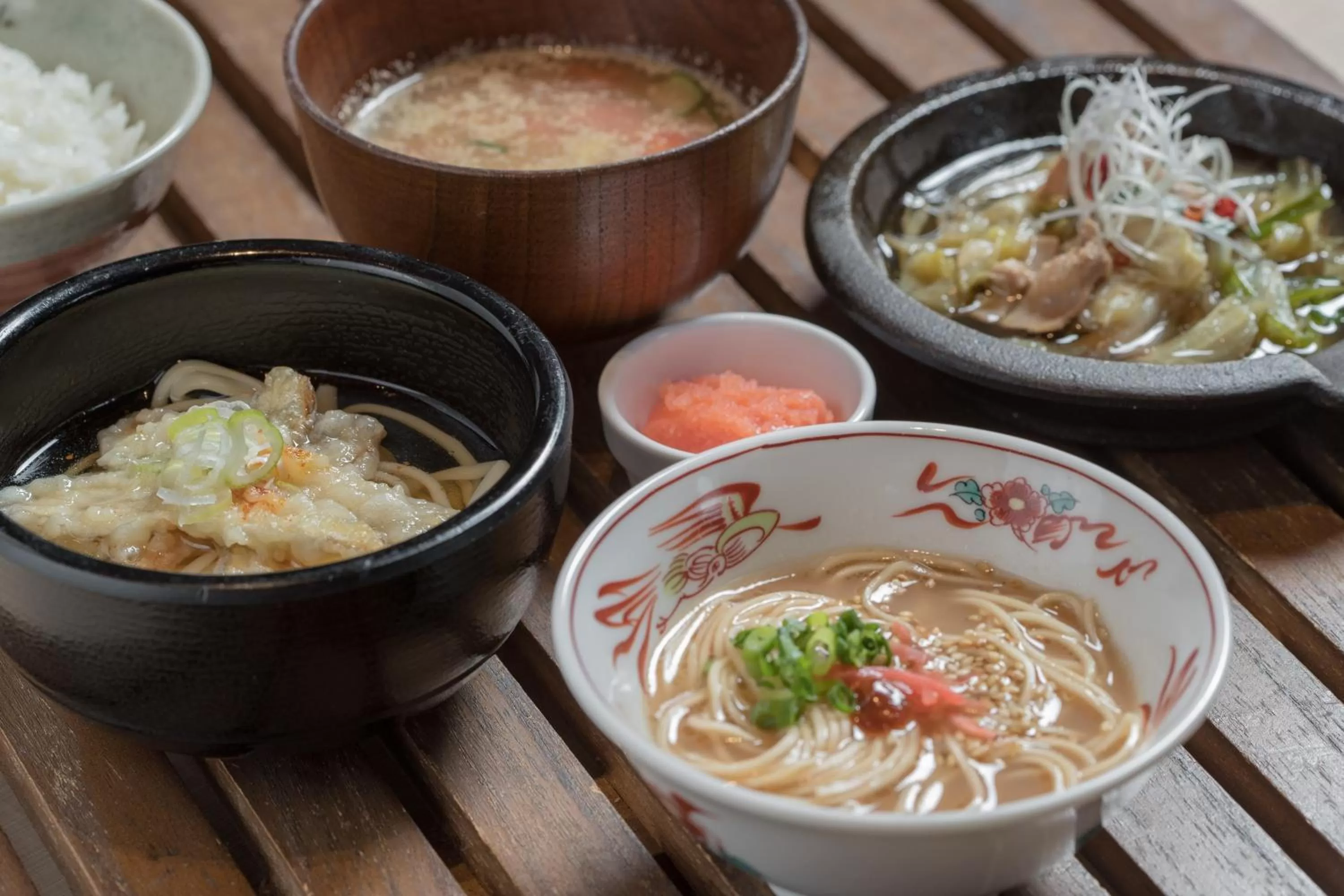 Buffet breakfast in JR Kyushu Hotel Blossom Hakata Central