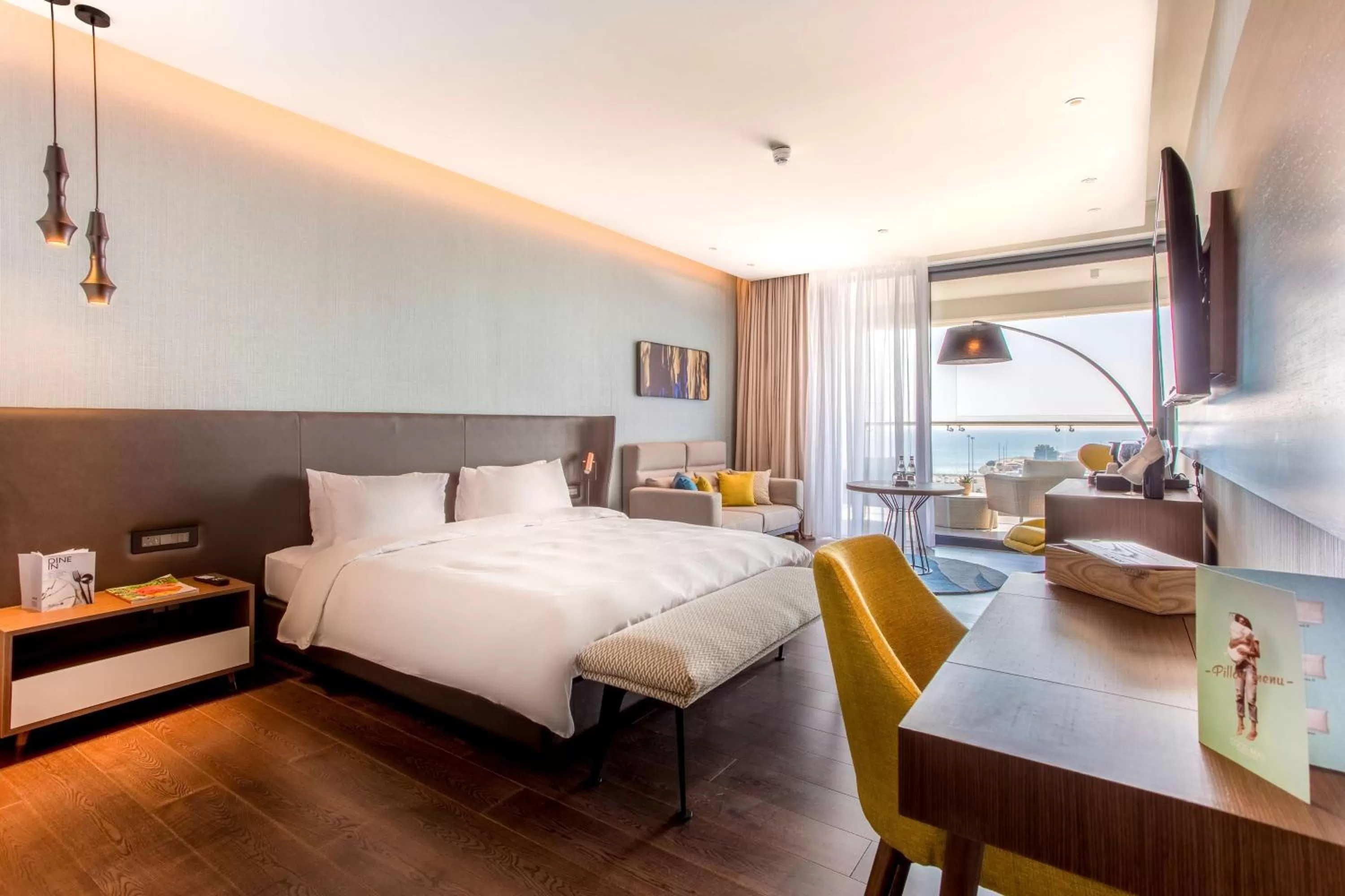 Photo of the whole room, Bed in Radisson Blu Hotel, Larnaca