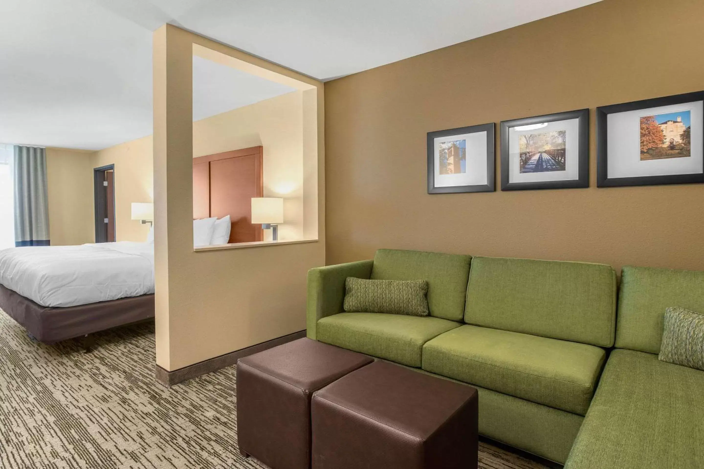 Photo of the whole room, Seating Area in Comfort Inn and Suites Ames near ISU Campus