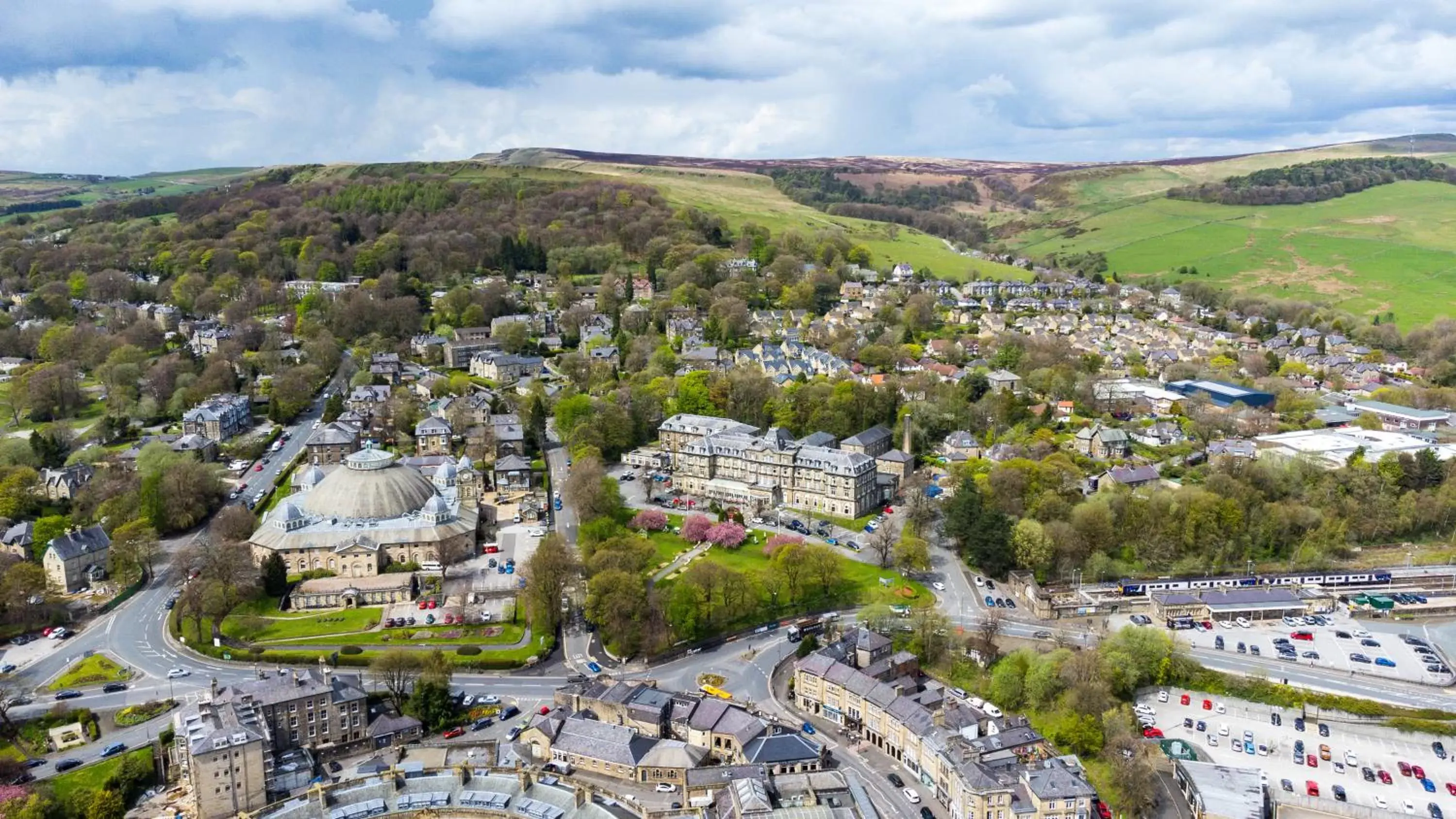 Property building, Bird's-eye View in The Palace Hotel Buxton & Spa