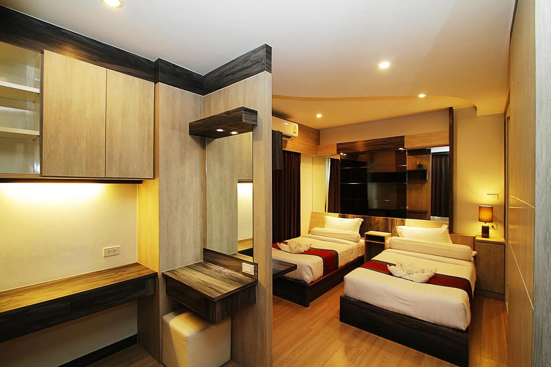 Bed in The Contrast i Hotel