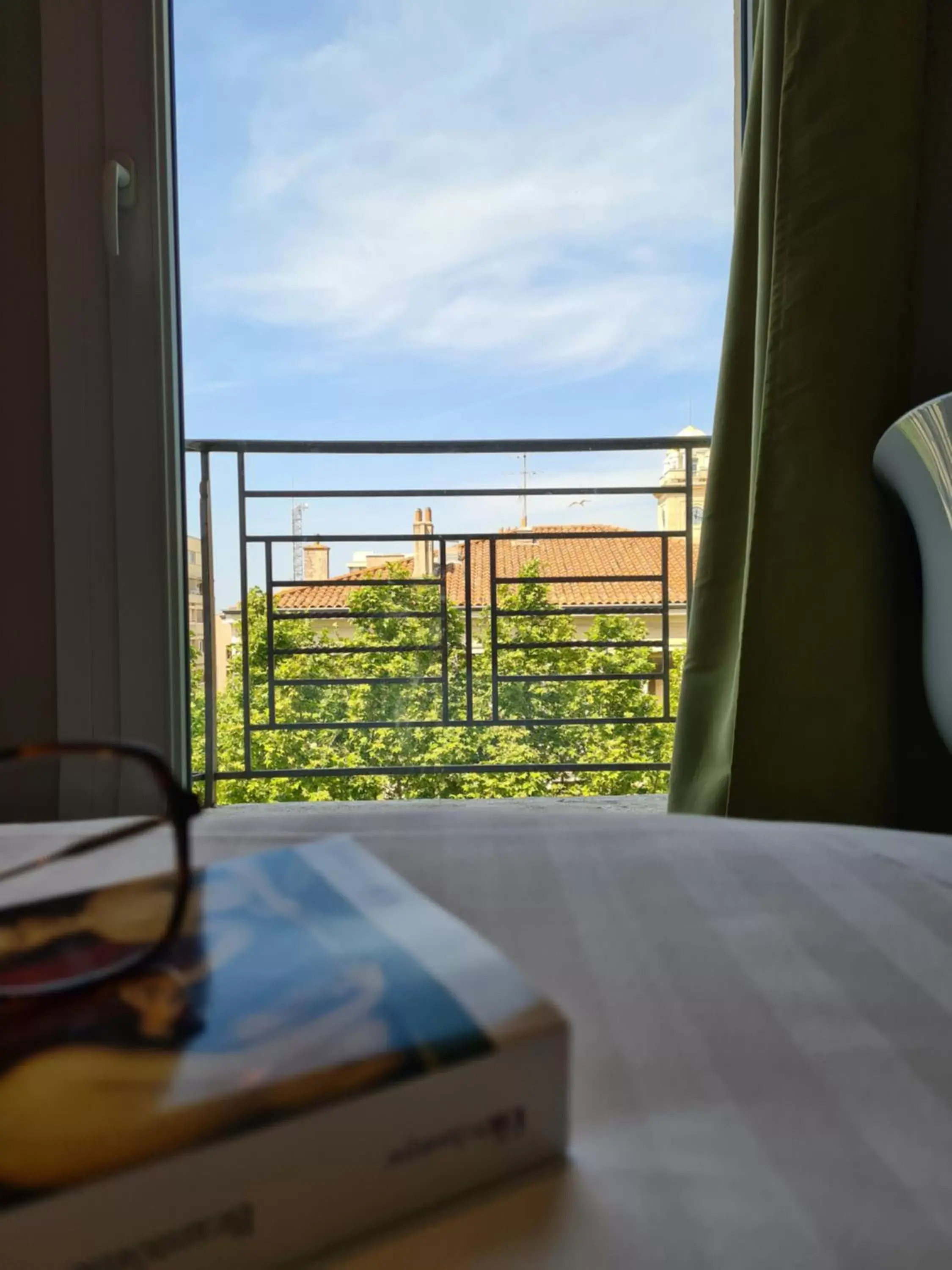 Balcony/Terrace in Hôtel Amirauté