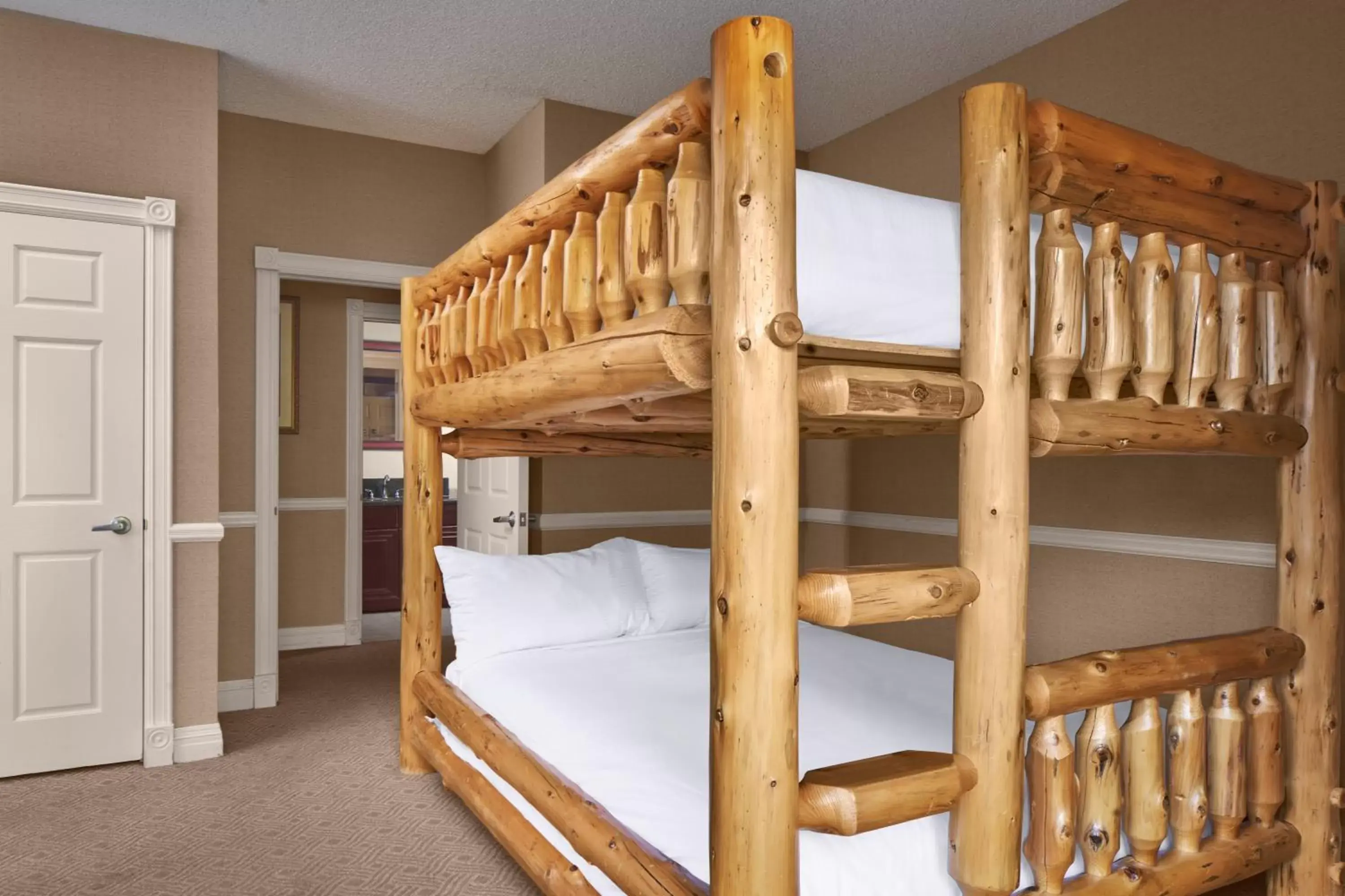 Bed, Bunk Bed in Lake Tahoe Resort Hotel