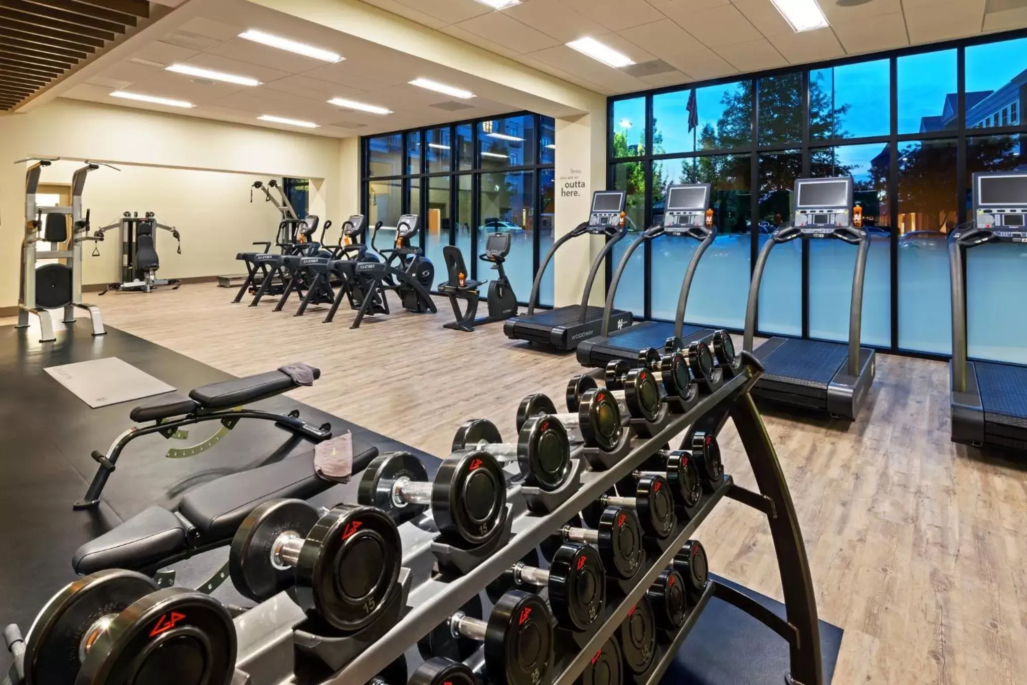 Spa and wellness centre/facilities, Fitness Center/Facilities in EVEN Hotel Manchester Airport, an IHG Hotel