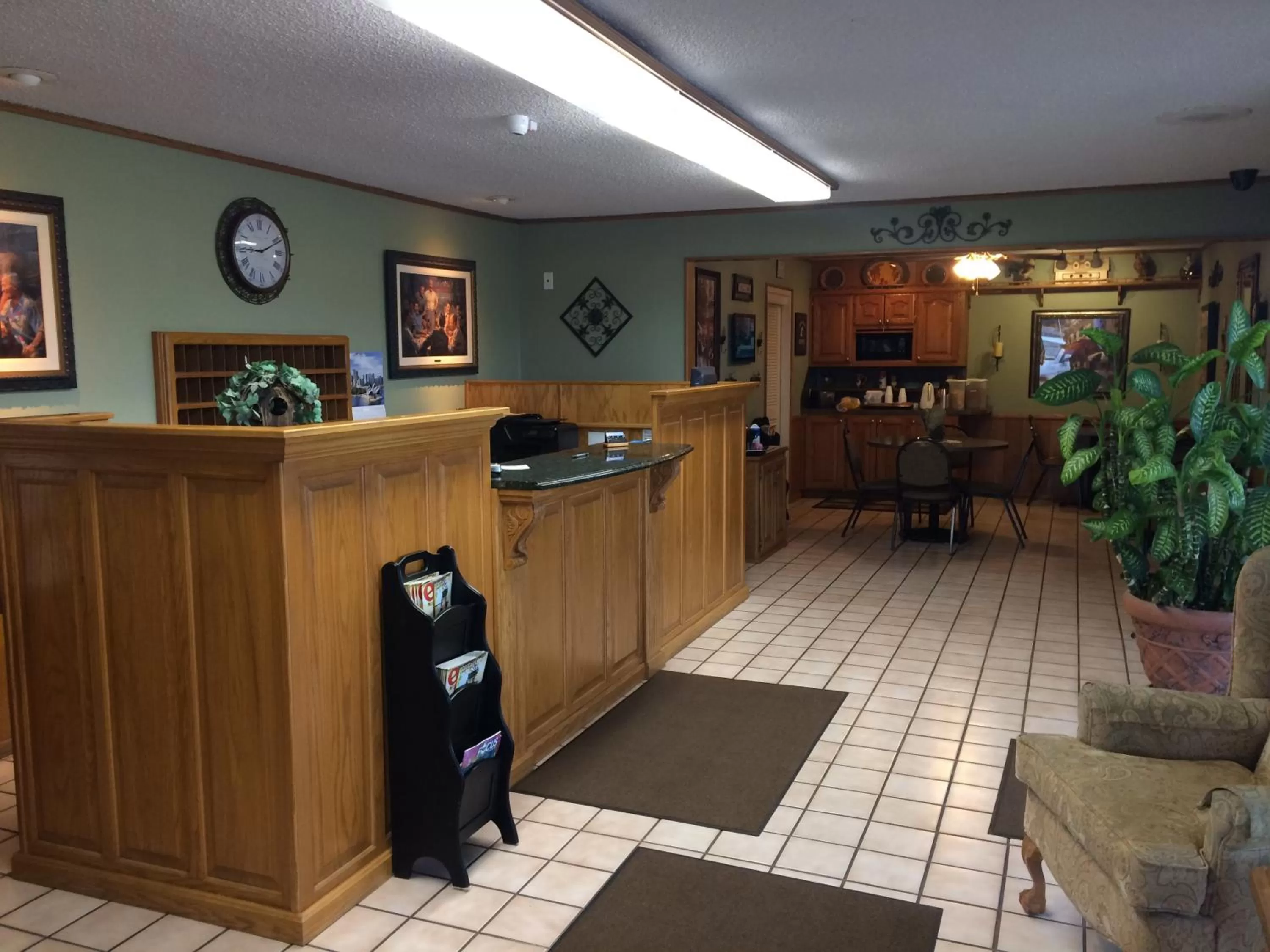Lobby or reception in Interstate Inn