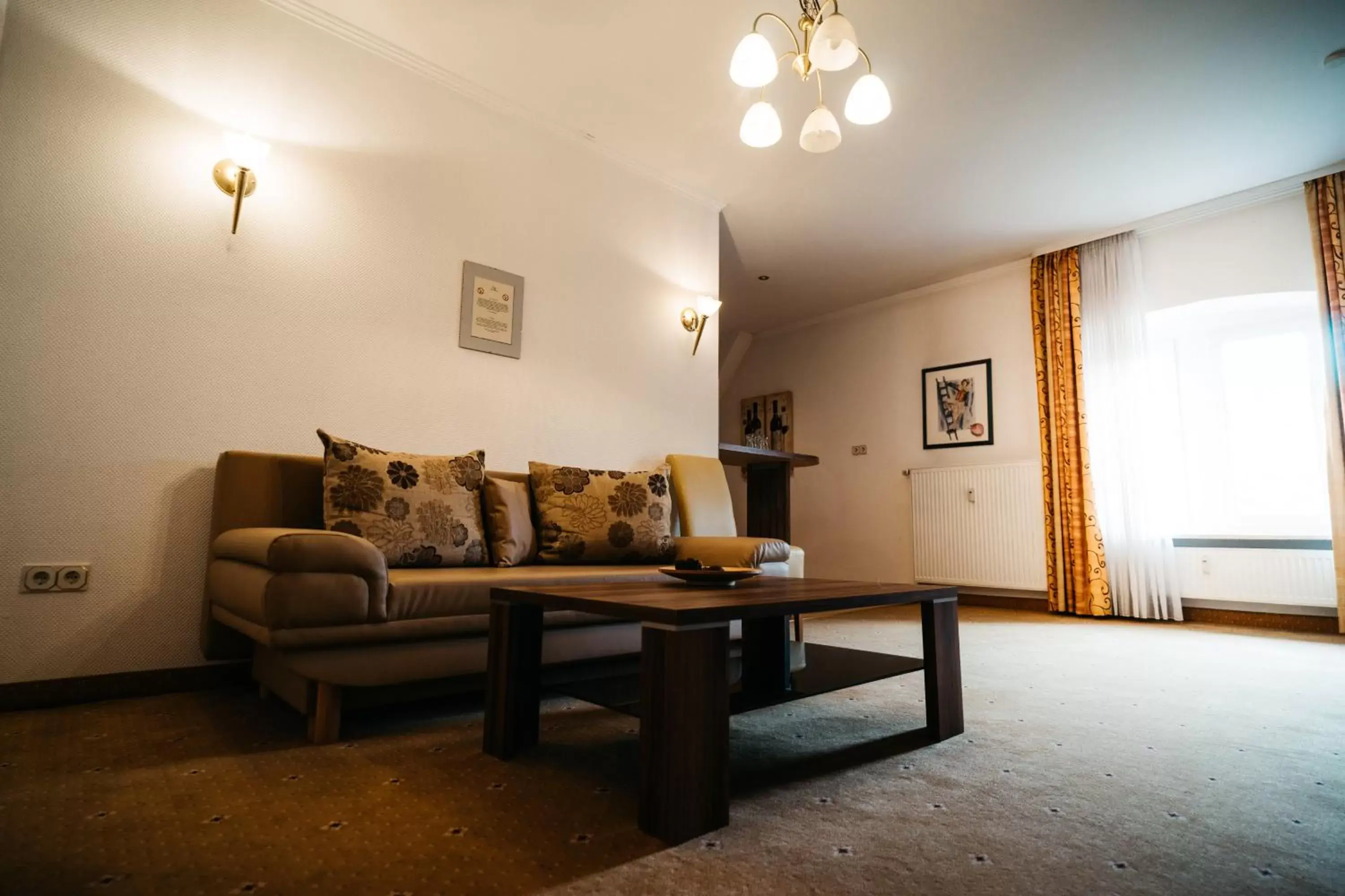 Living room in Hotel am Bahnhof Living room in Hotel am Bahnhof