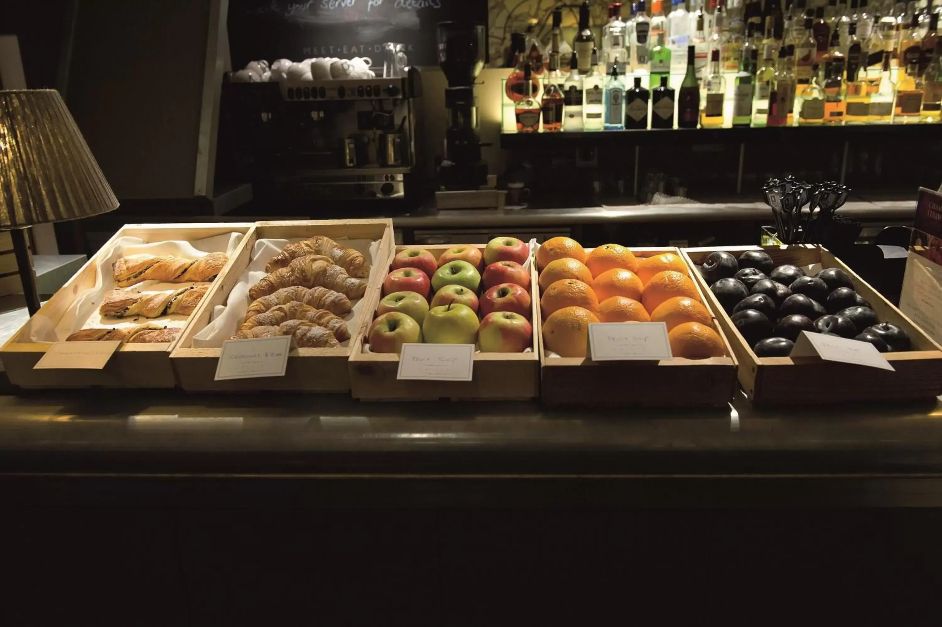 Continental breakfast in Macdonald Inchyra Hotel & Spa Continental breakfast in Macdonald Inchyra Hotel & Spa