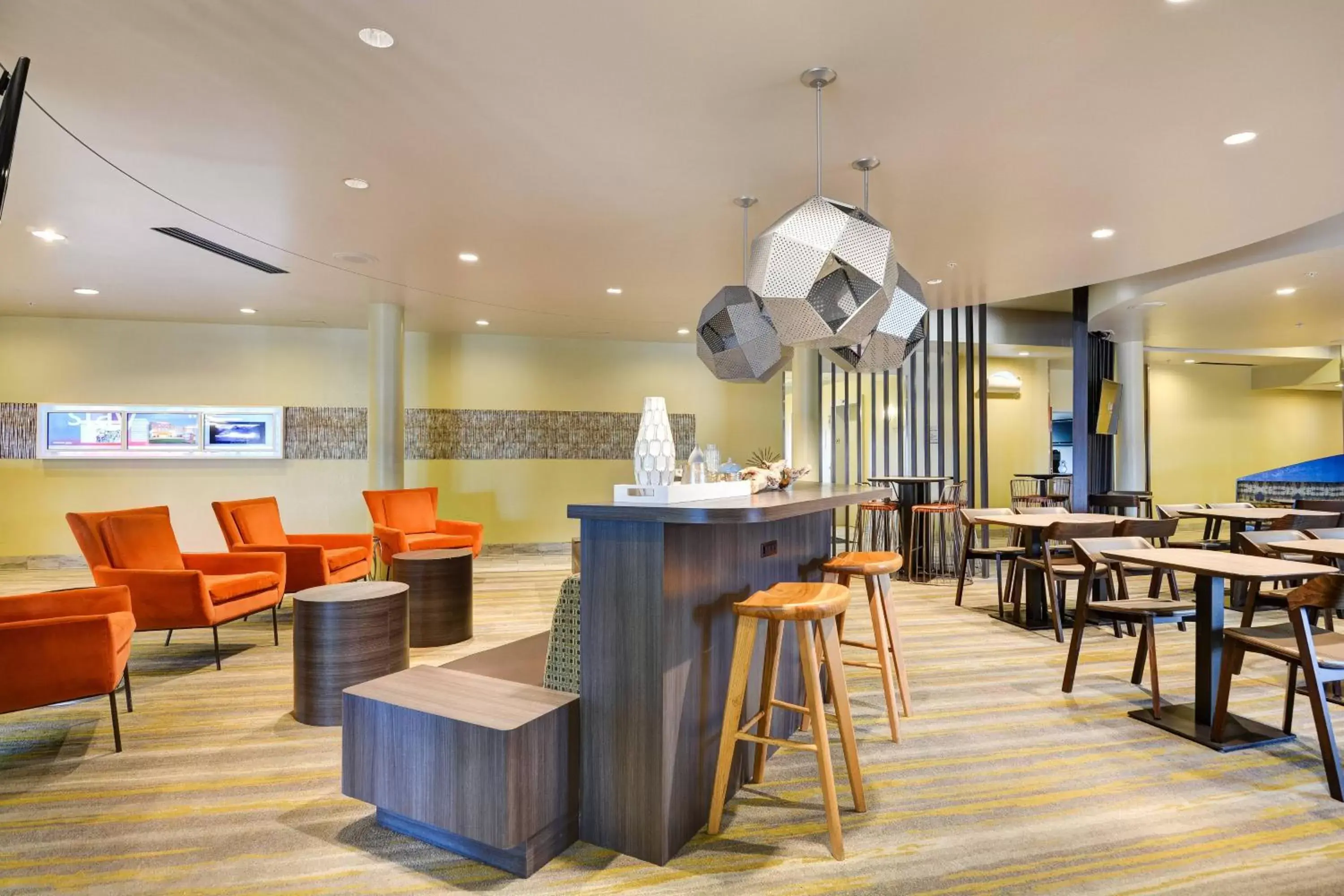 Lobby or reception, Restaurant/Places to Eat in SpringHill Suites Shreveport-Bossier City/Louisiana Downs