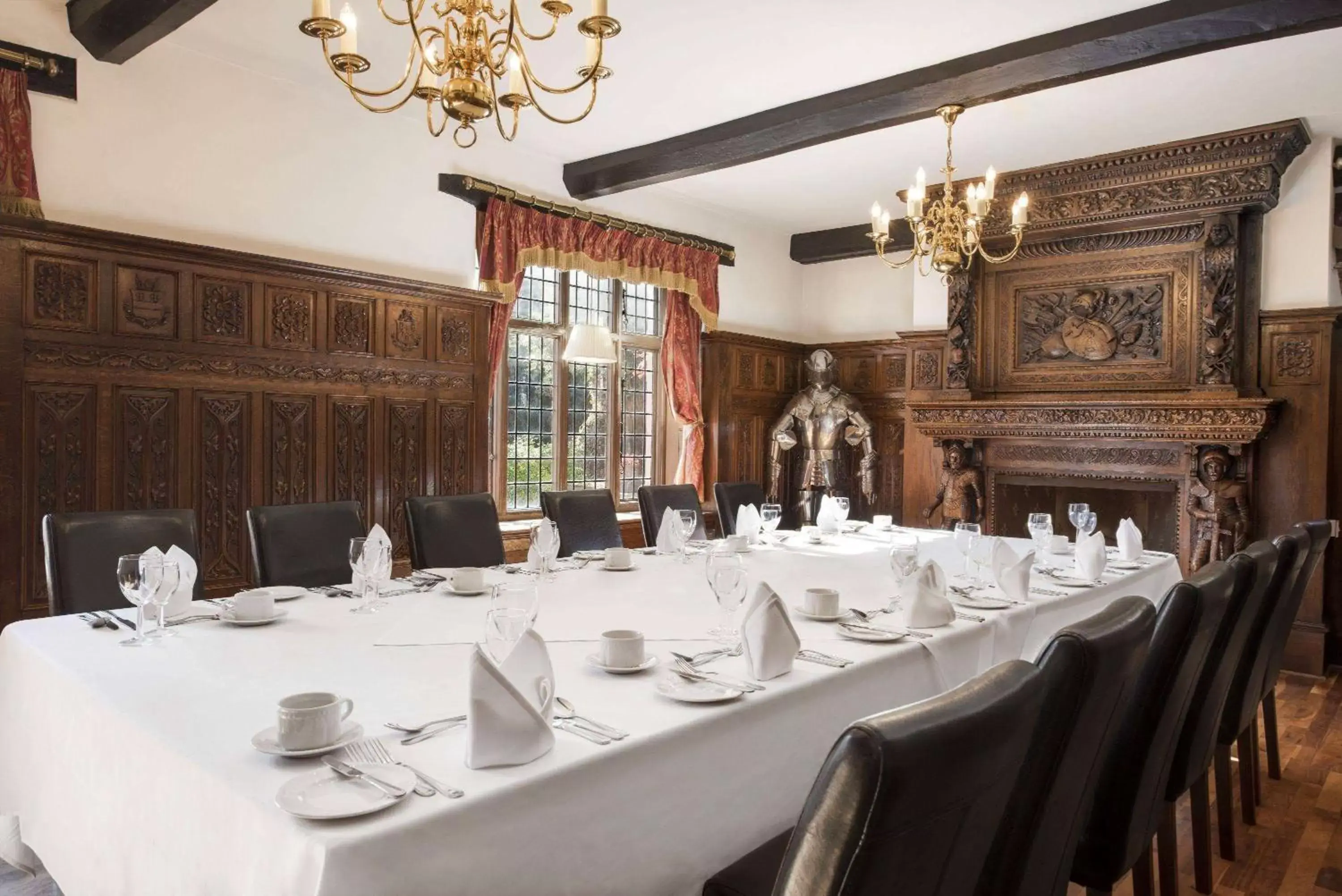 Meeting/conference room, Restaurant/Places to Eat in Cwrt Bleddyn Hotel & Spa