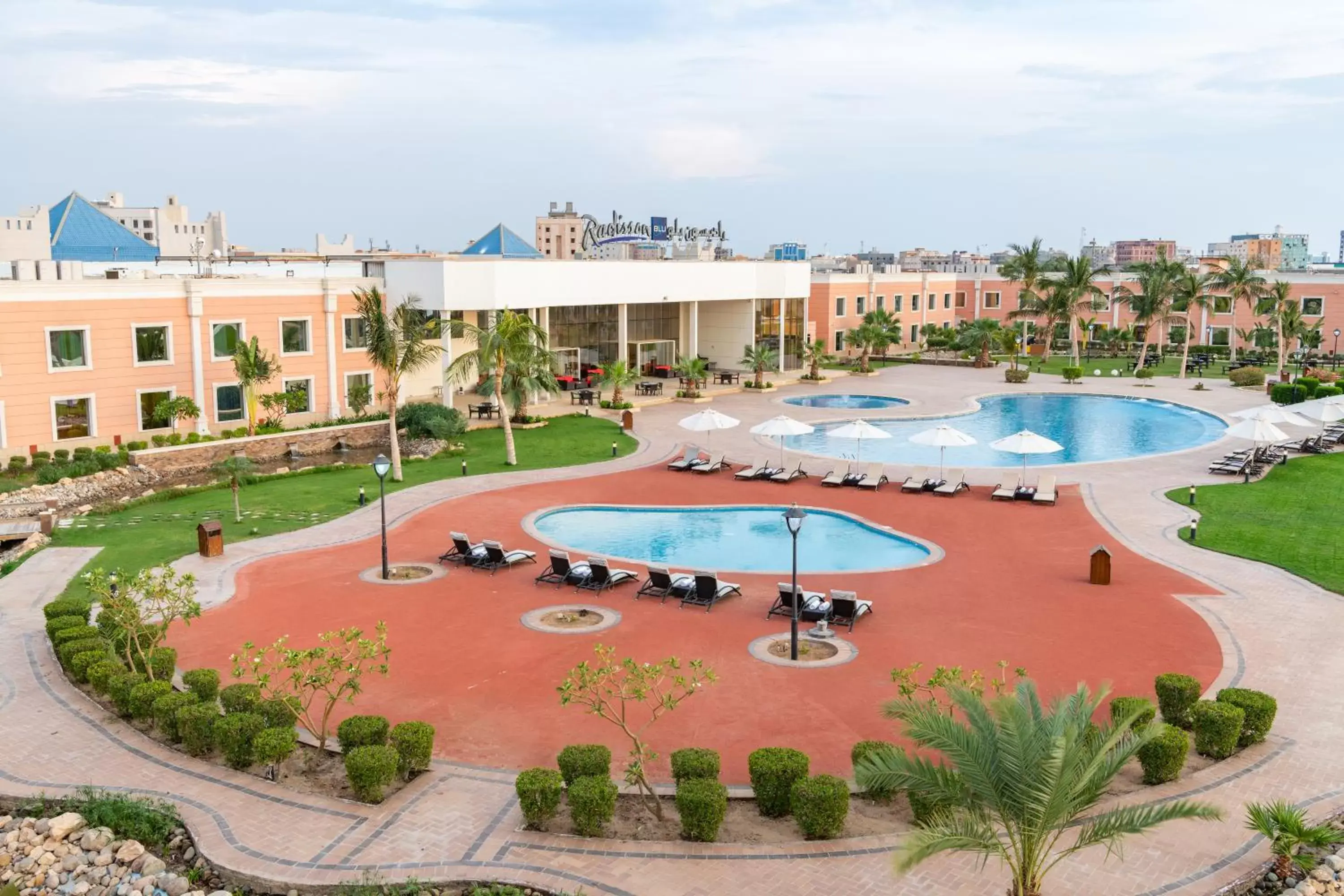 Natural landscape, Pool View in Radisson Blu Resort Jizan