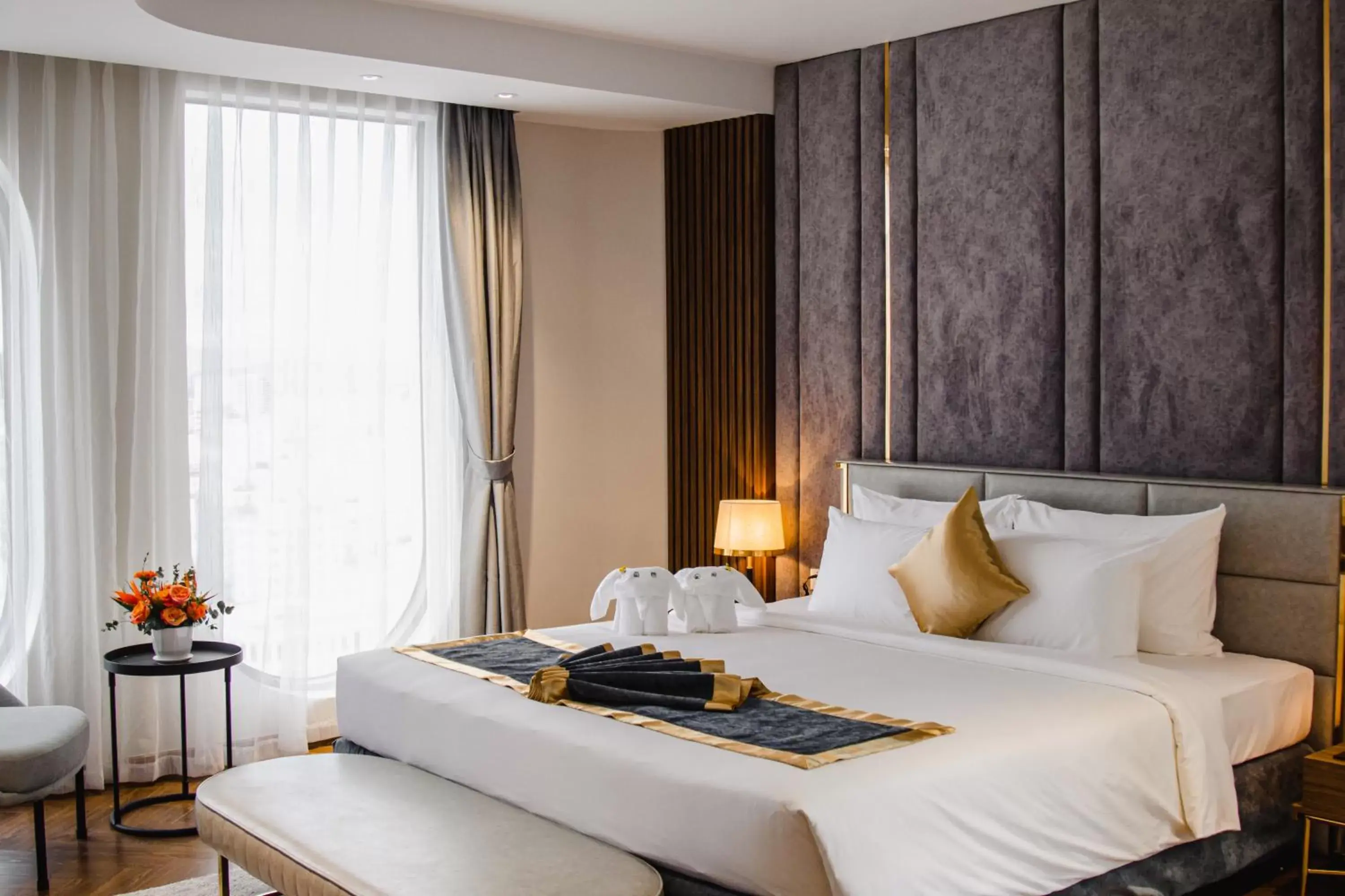 Bedroom, Bed in Grand Tourane Nha Trang Hotel Bedroom, Bed in Grand Tourane Nha Trang Hotel