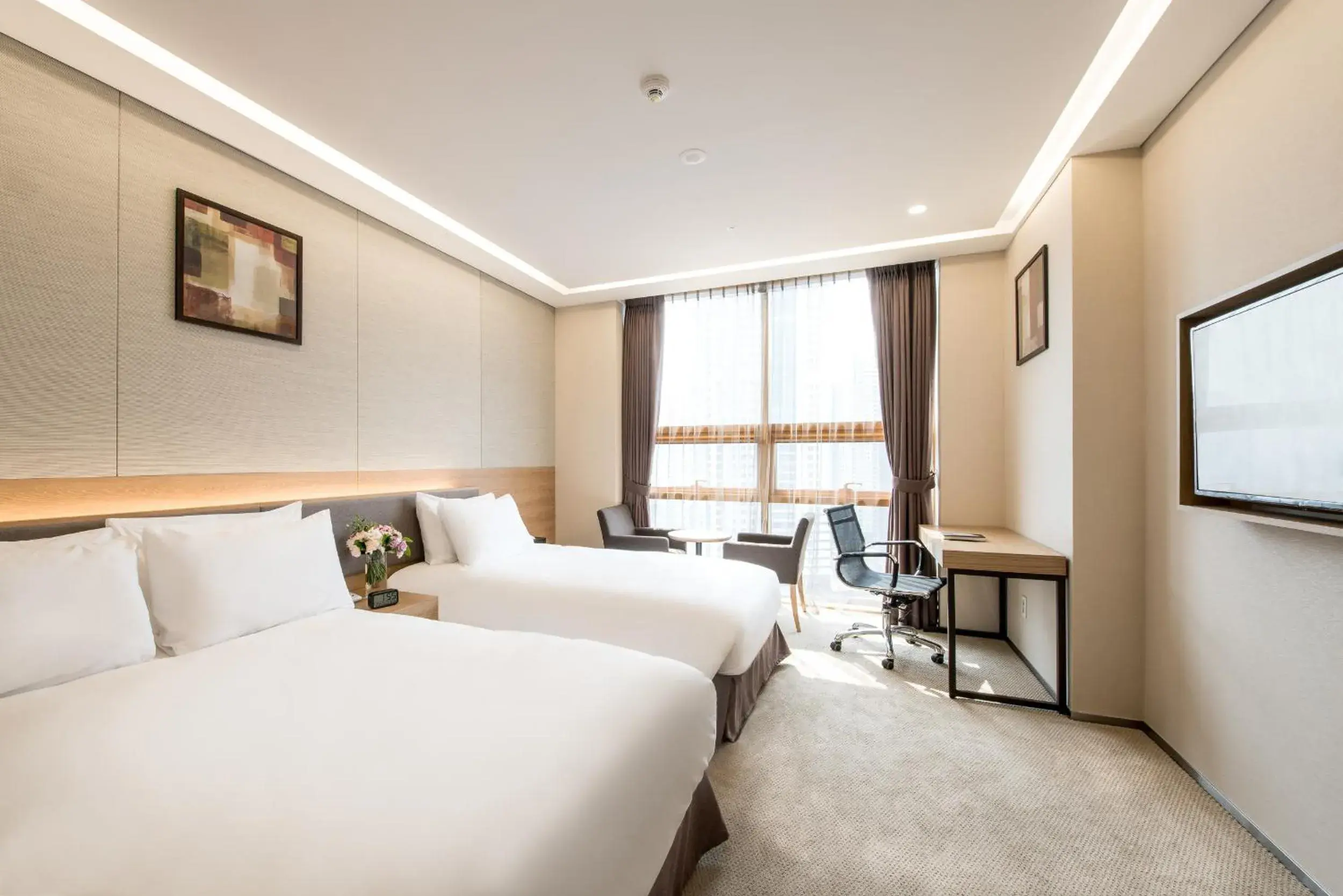 Bed in Ramada by Wyndham Incheon