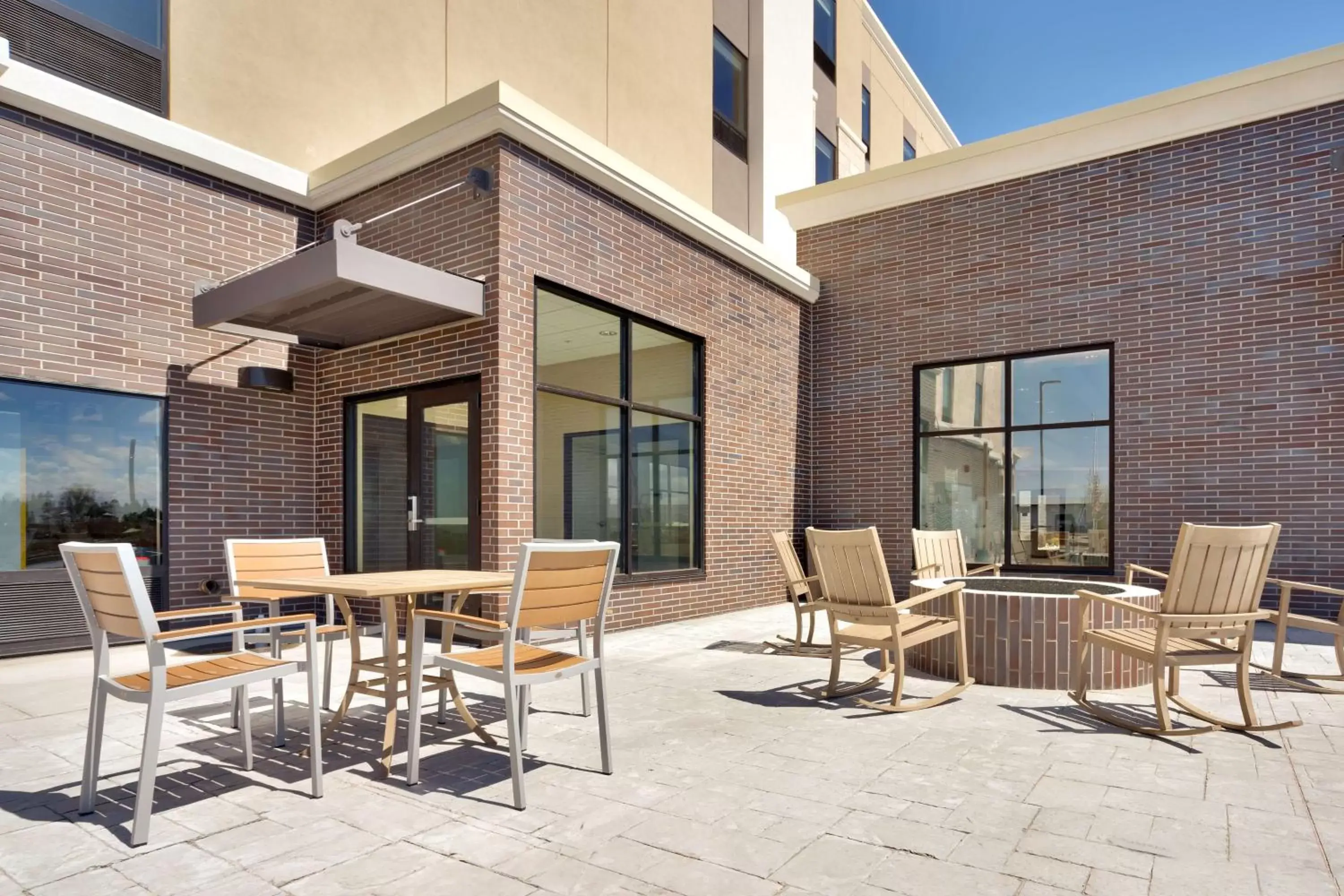 Patio in Hampton Inn & Suites Rexburg