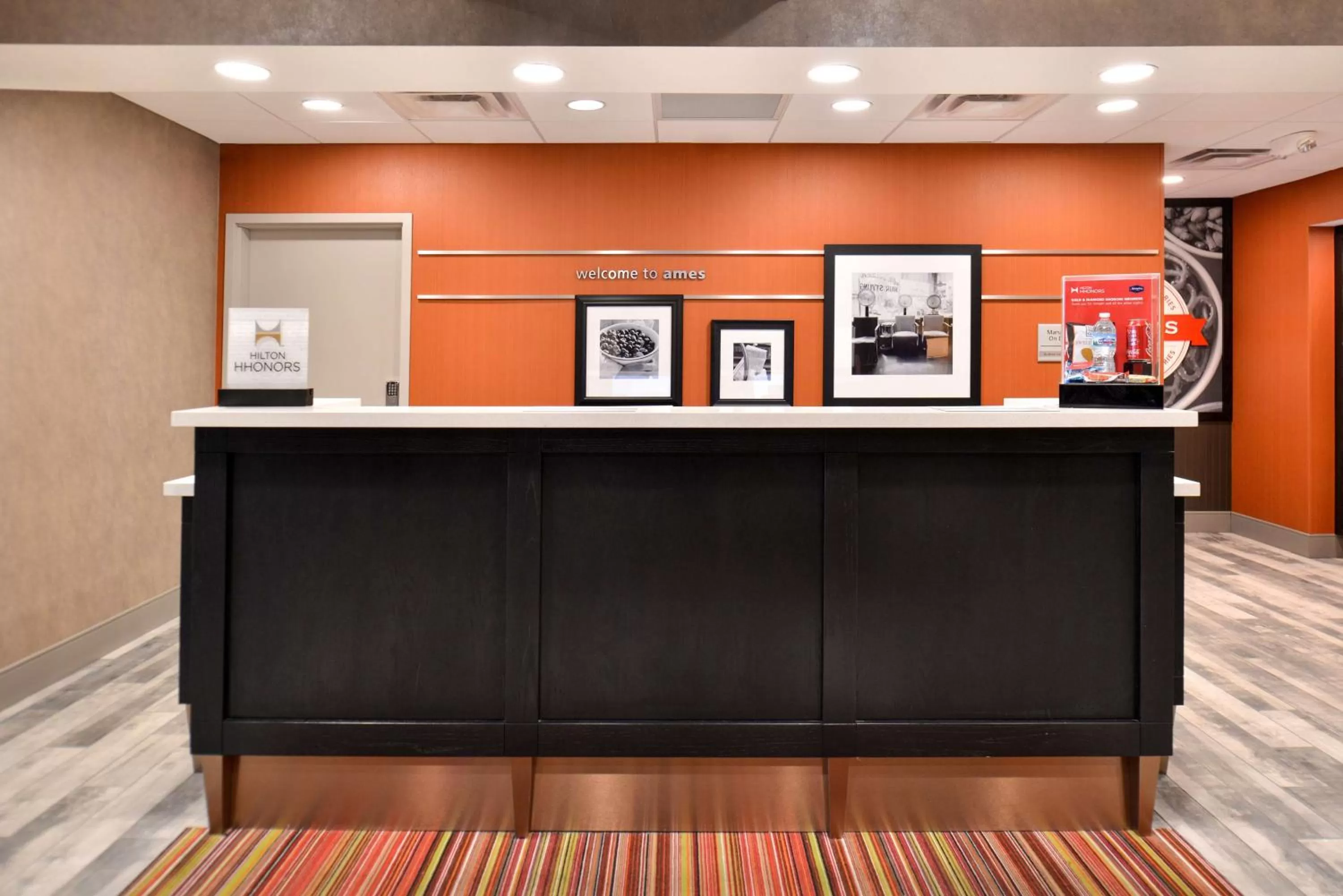 Lobby or reception in Hampton Inn and Suites Ames, IA