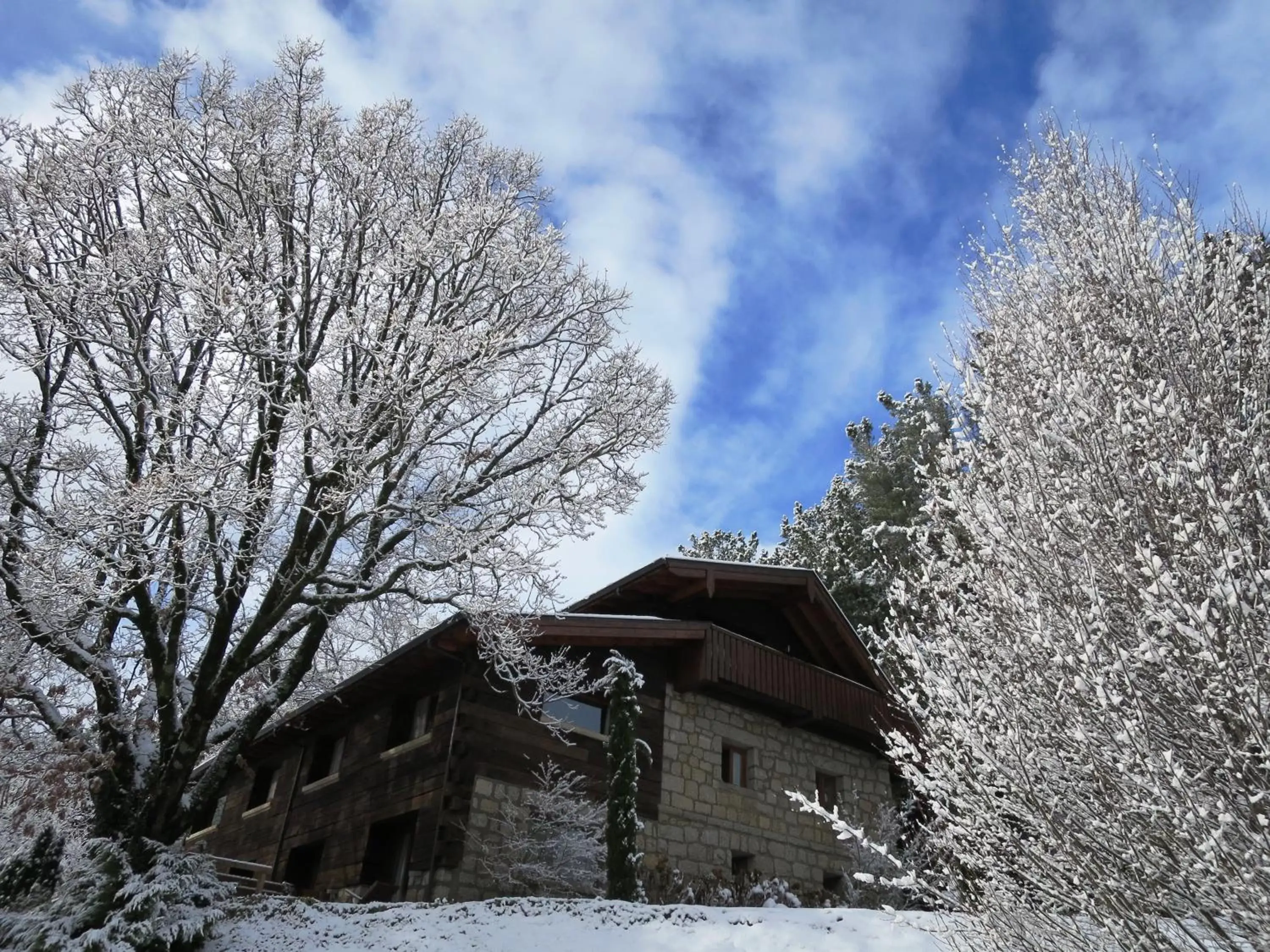 Property building, Winter in Hotel Rural Las Rozuelas