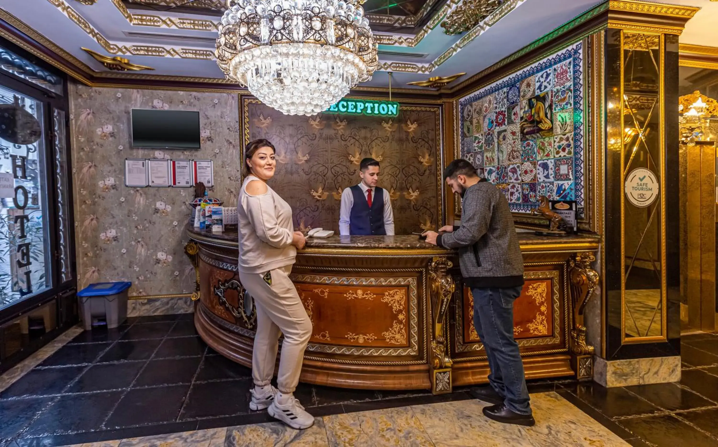 Staff in Laleli Blue Marmaray Hotel