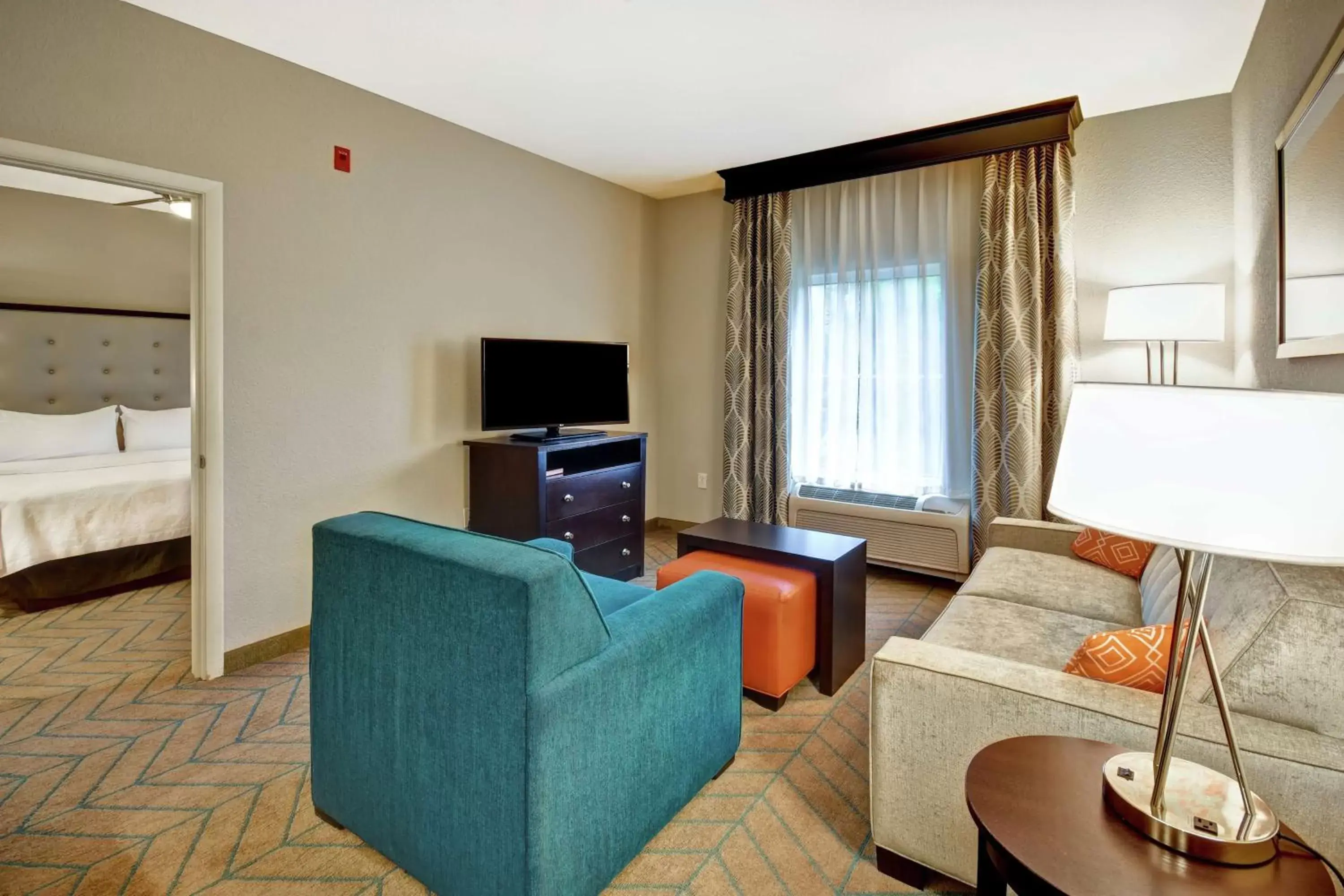 Bedroom, Seating Area in Homewood Suites by Hilton Tampa-Port Richey