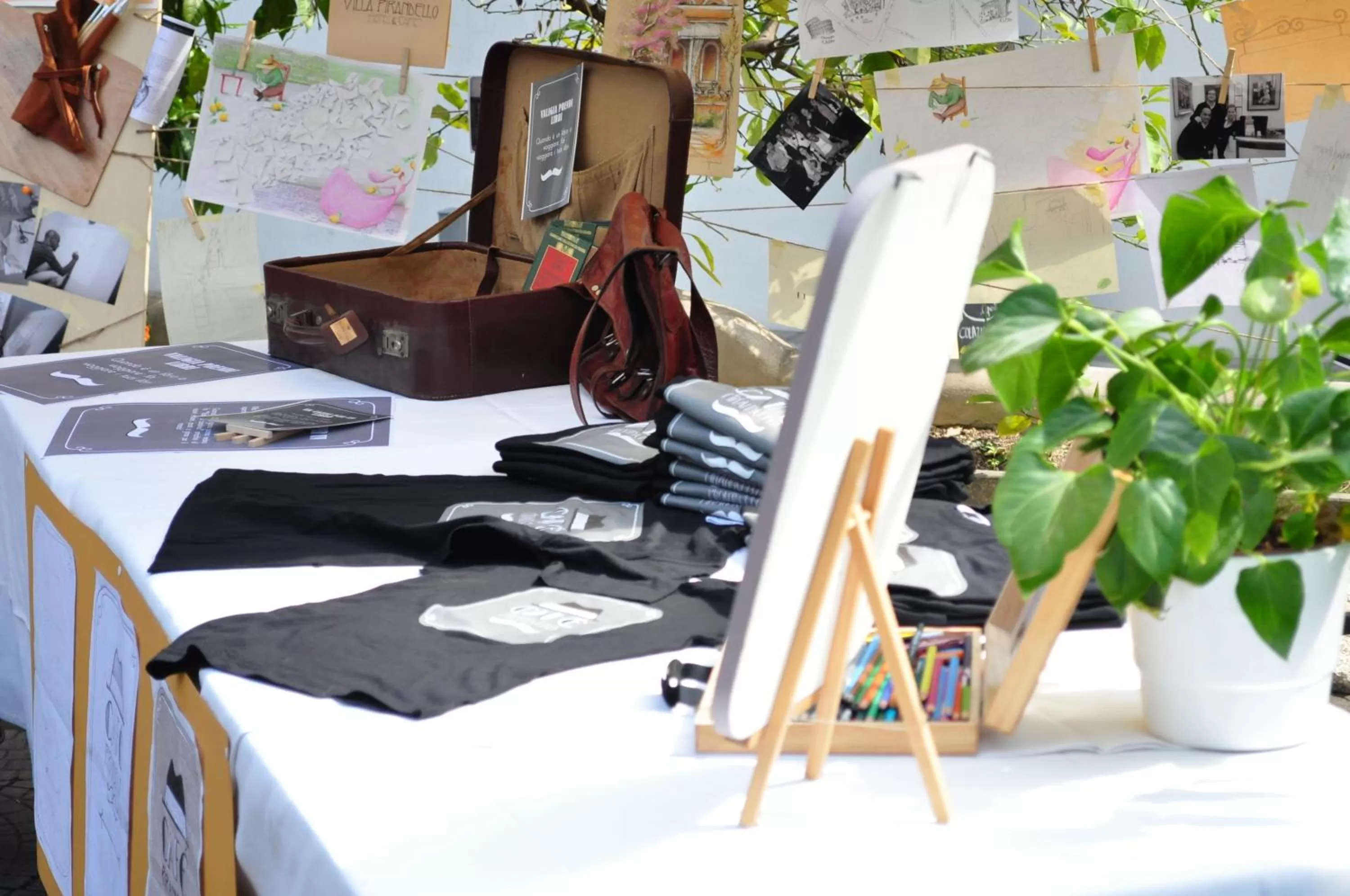 Decorative detail in Villa Pirandello