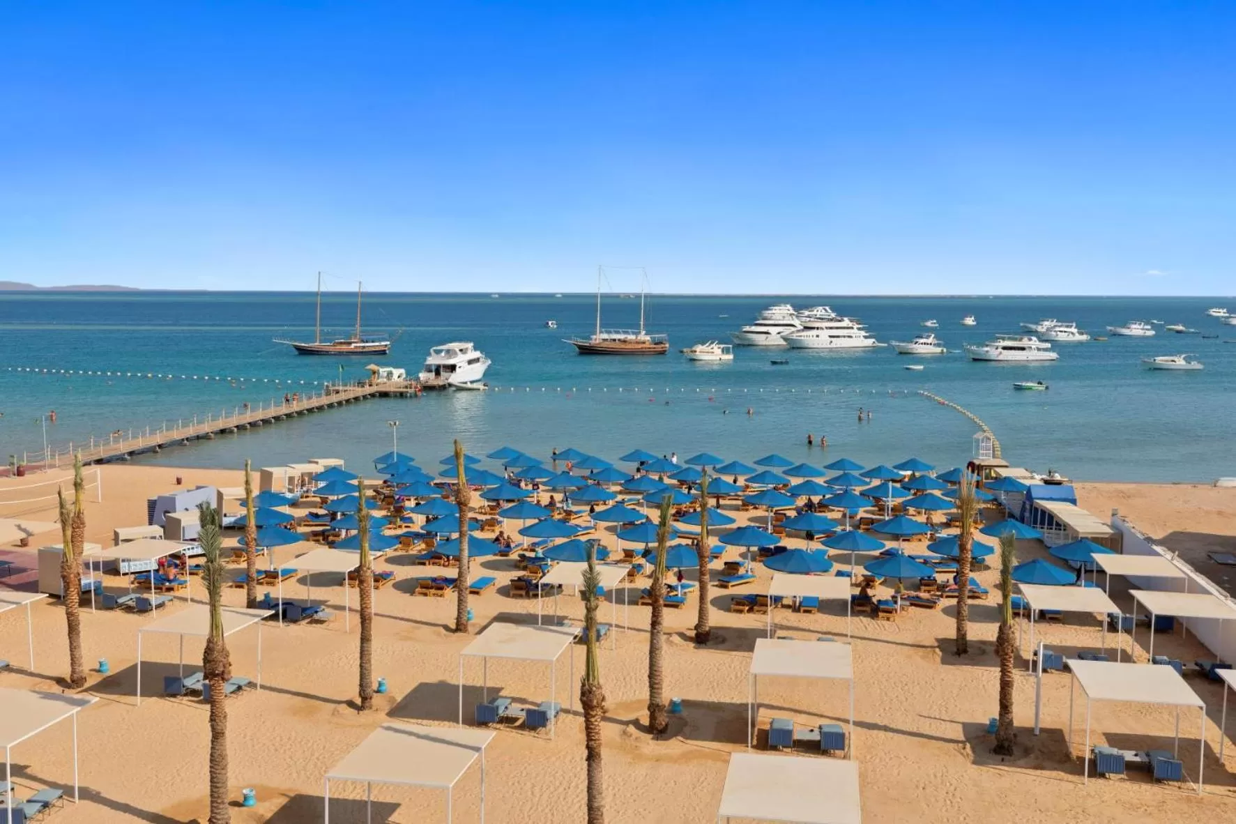 Beach in Pickalbatros Blu Spa Resort - Adults Friendly 16 Years Plus- Ultra All-Inclusive