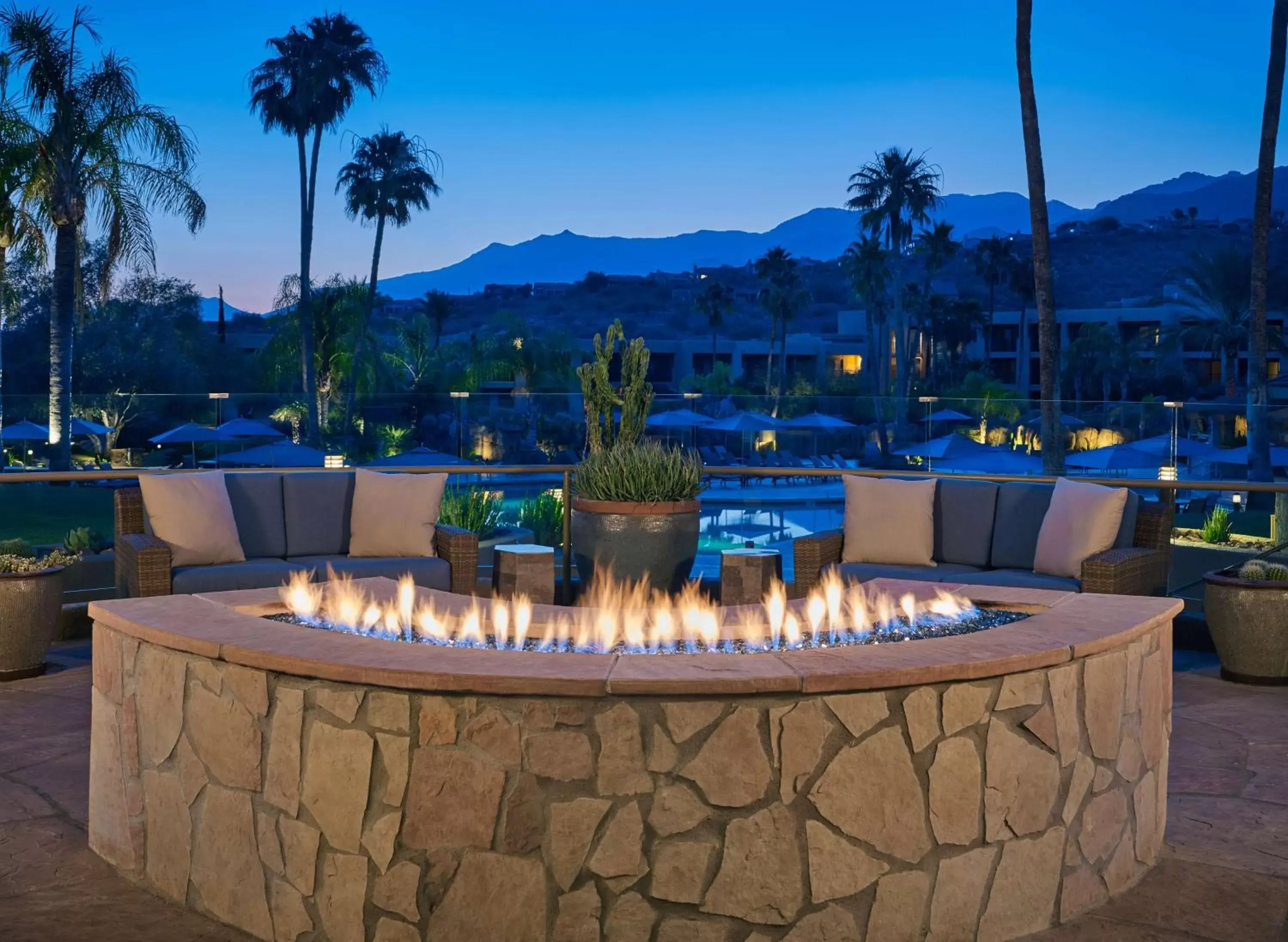 Patio in El Conquistador Tucson, A Hilton Resort