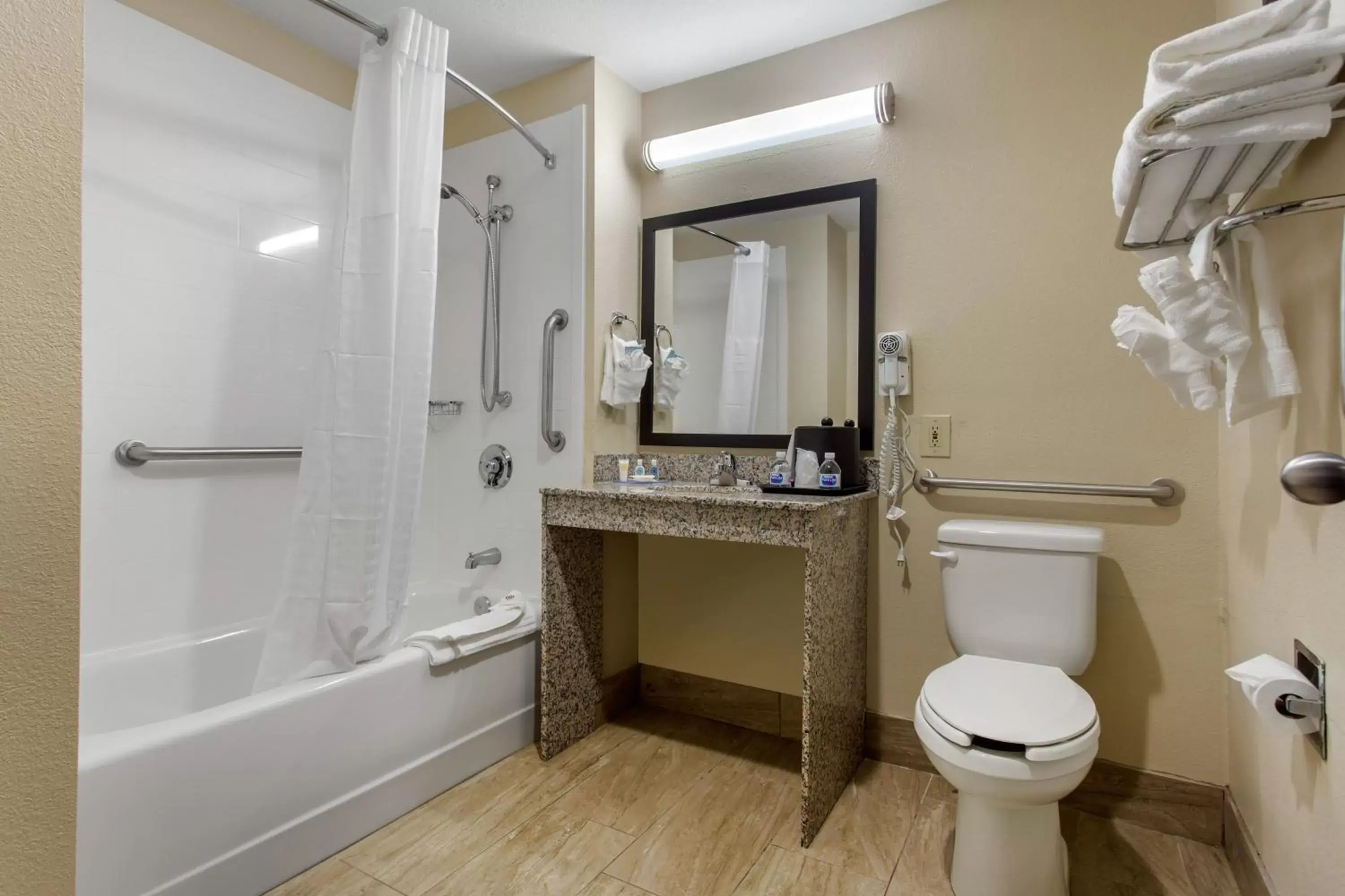 Toilet, Bathroom in Comfort Inn Asheville East-Blue Ridge Pkwy Access