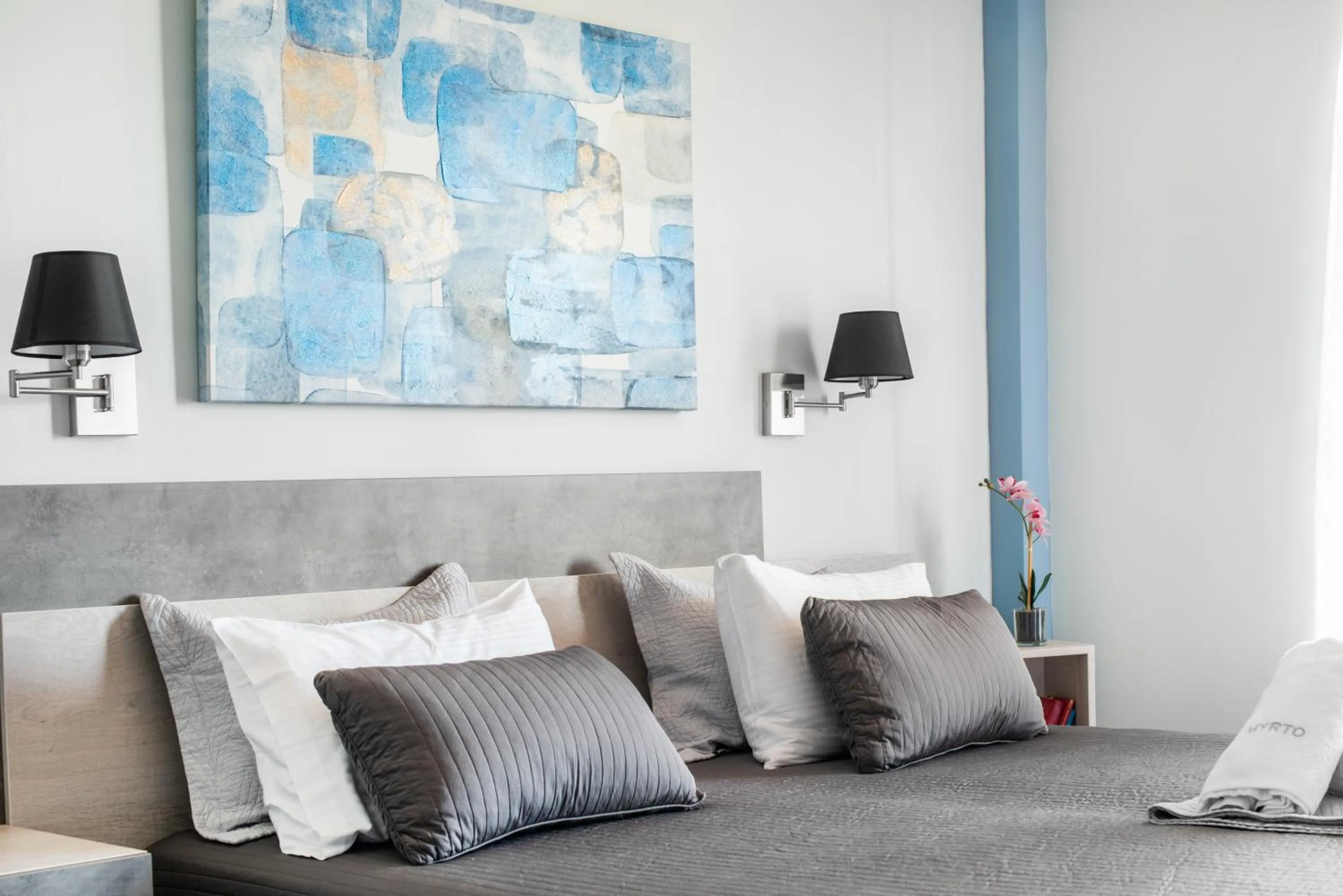 Bedroom in Myrto Hotel