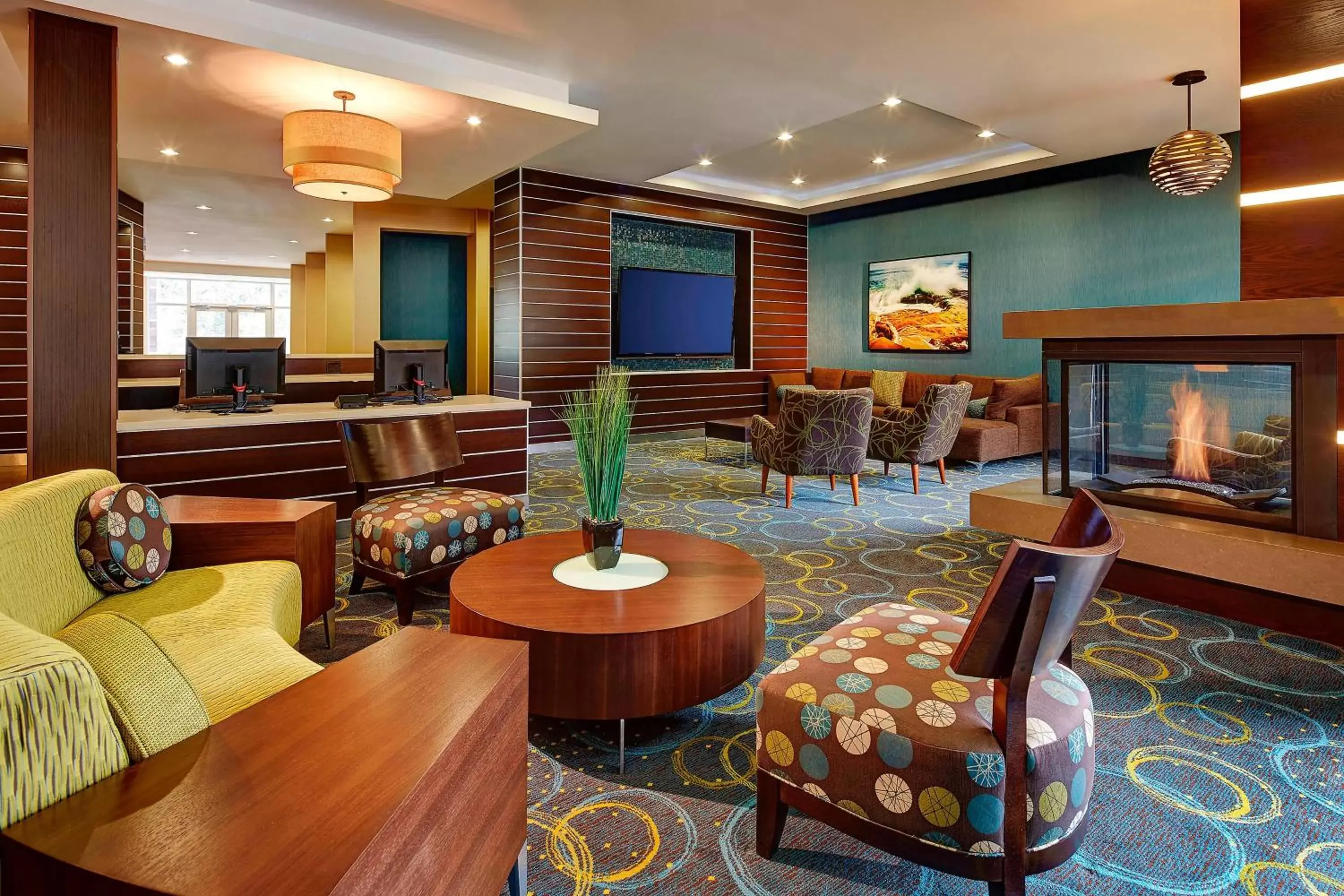 Lobby or reception, Lounge/Bar in Fairfield Inn & Suites by Marriott San Diego Carlsbad