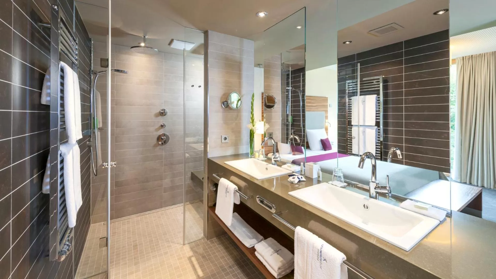 Shower in Dorint Thermenhotel Freiburg