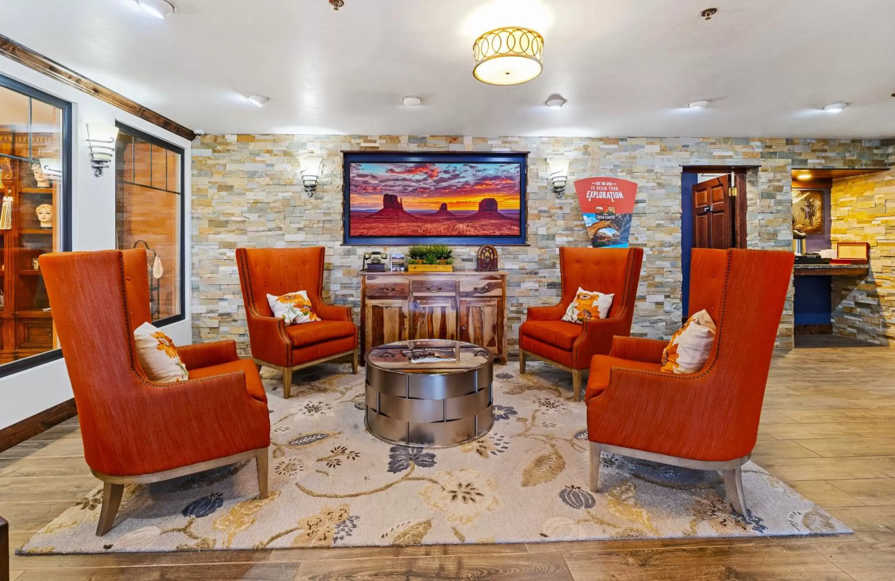 Lobby or reception, Lobby/Reception in Desert Rose Resort & Cabins