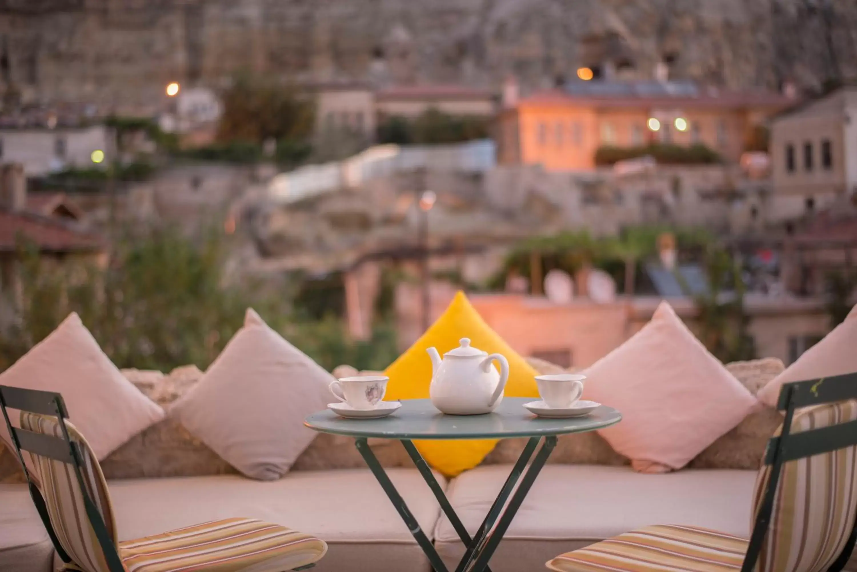 Balcony/Terrace, Restaurant/Places to Eat in Dere Suites Cappadocia