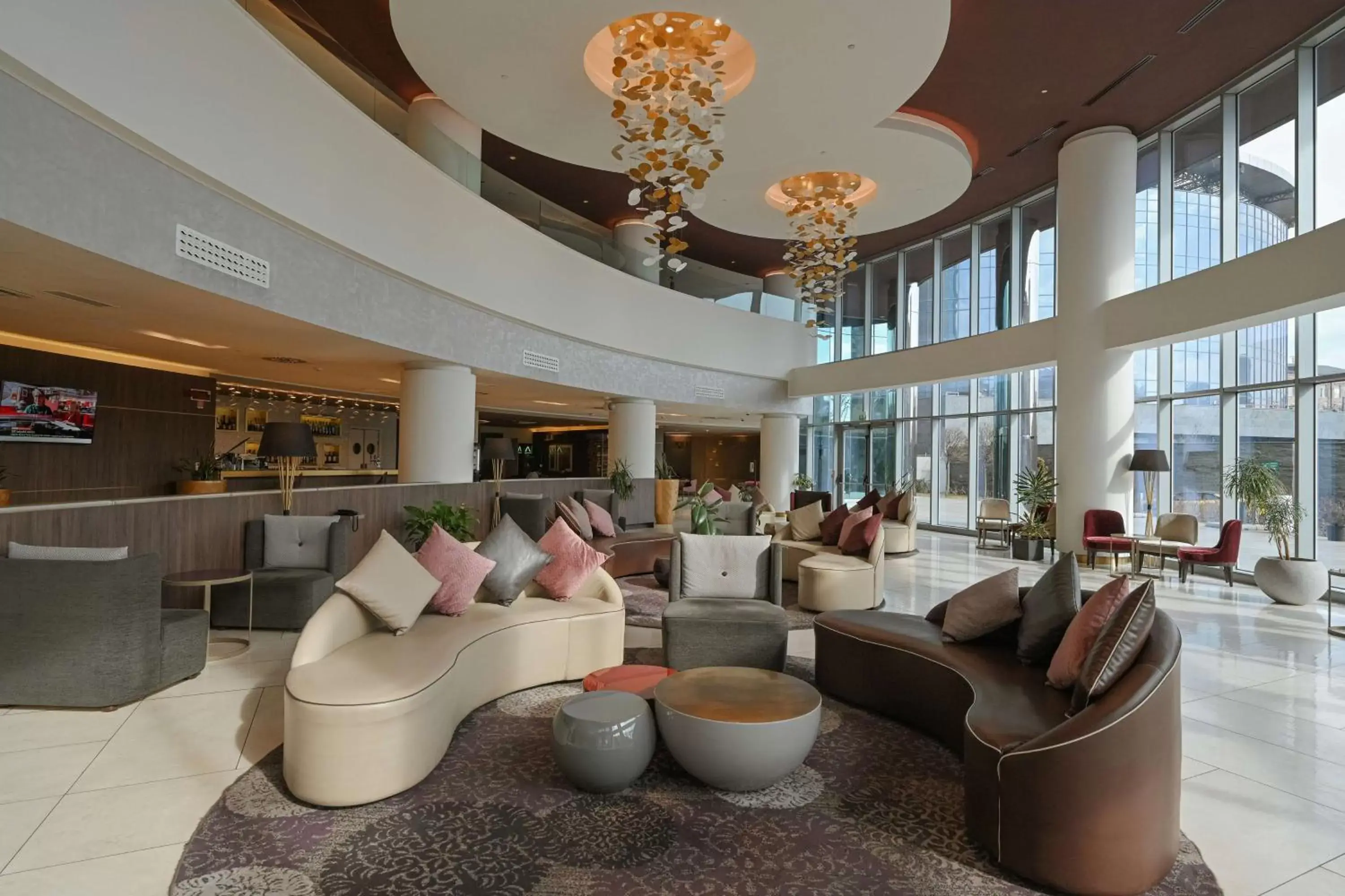 Lobby or reception, Lounge/Bar in DoubleTree by Hilton Yerevan City Centre