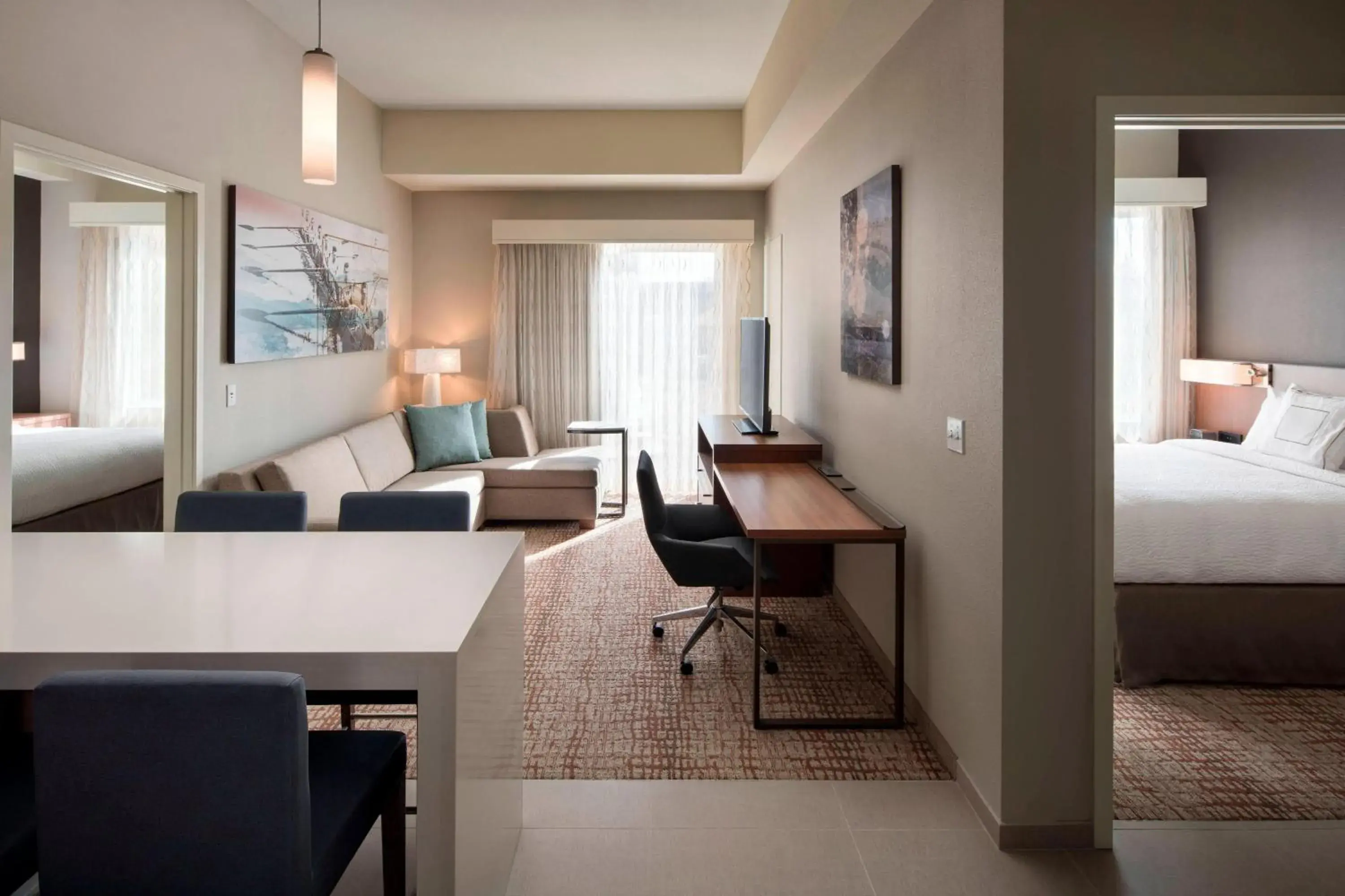 Bedroom, Seating Area in Residence Inn by Marriott Fairfield Napa