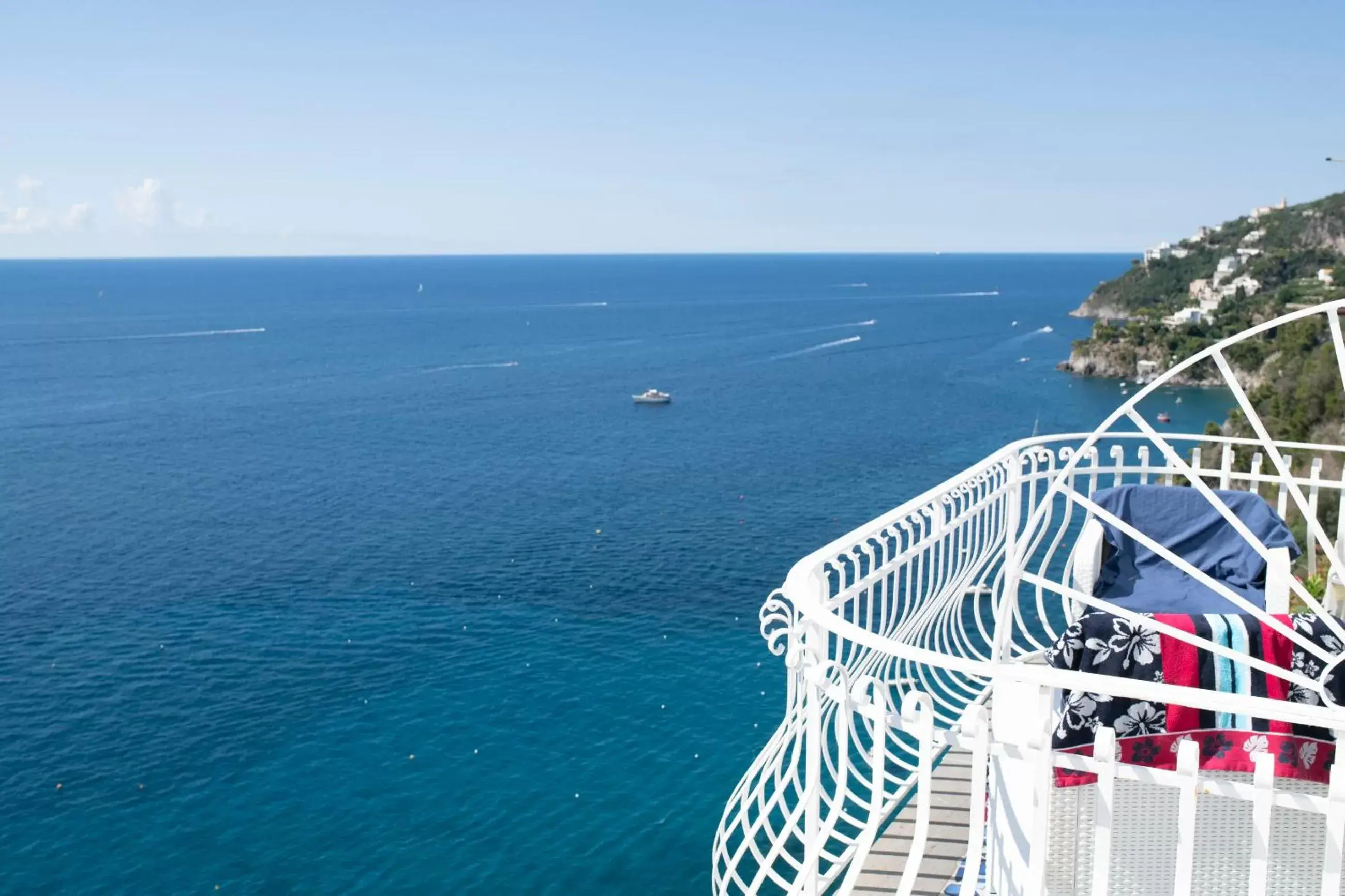 Balcony/Terrace, Sea View in Hotel La Ninfa