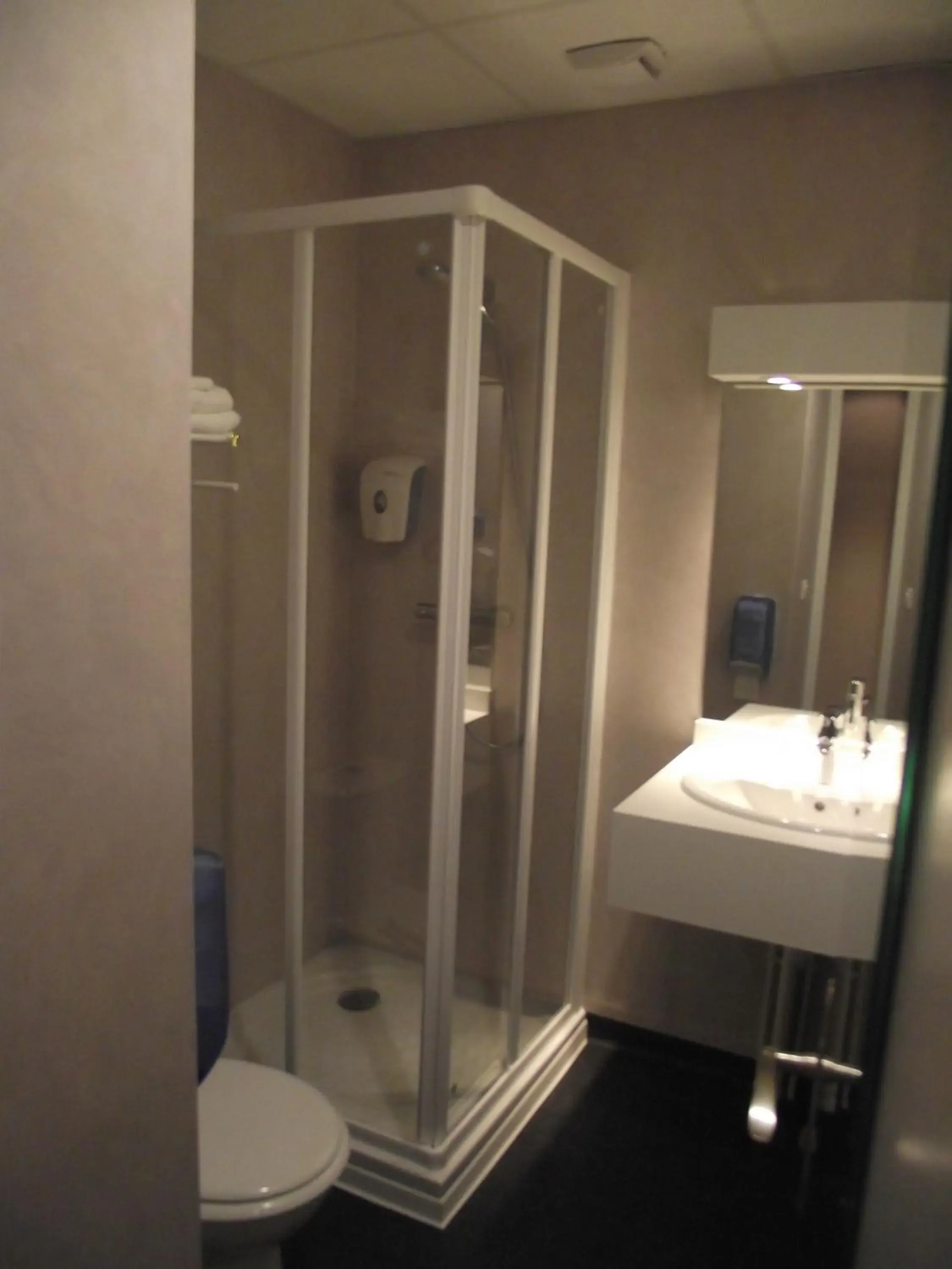 Bathroom in Logis Hotel des Bourbons