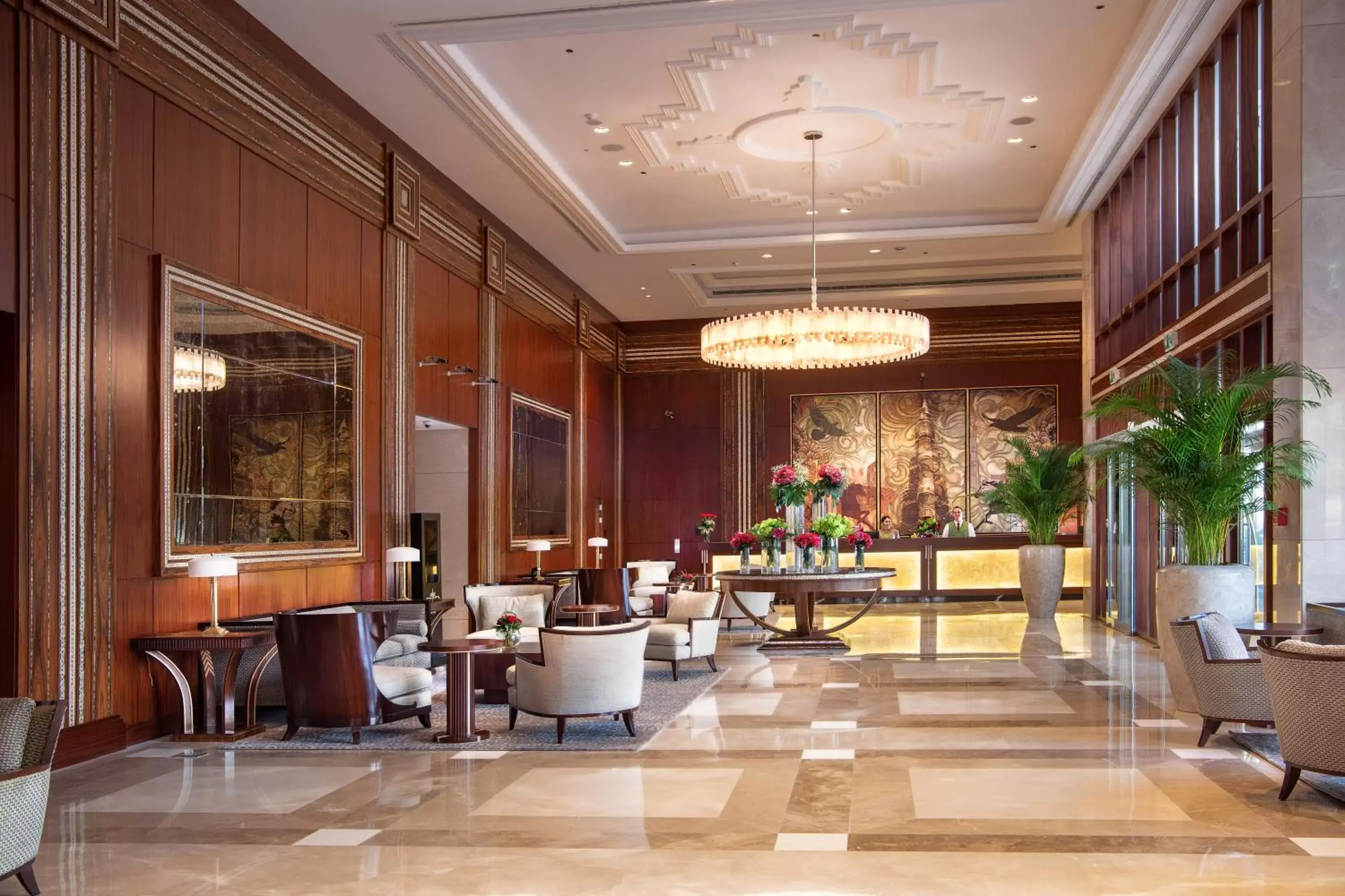 Lobby or reception, Restaurant/Places to Eat in Stella Di Mare Dubai Marina Hotel