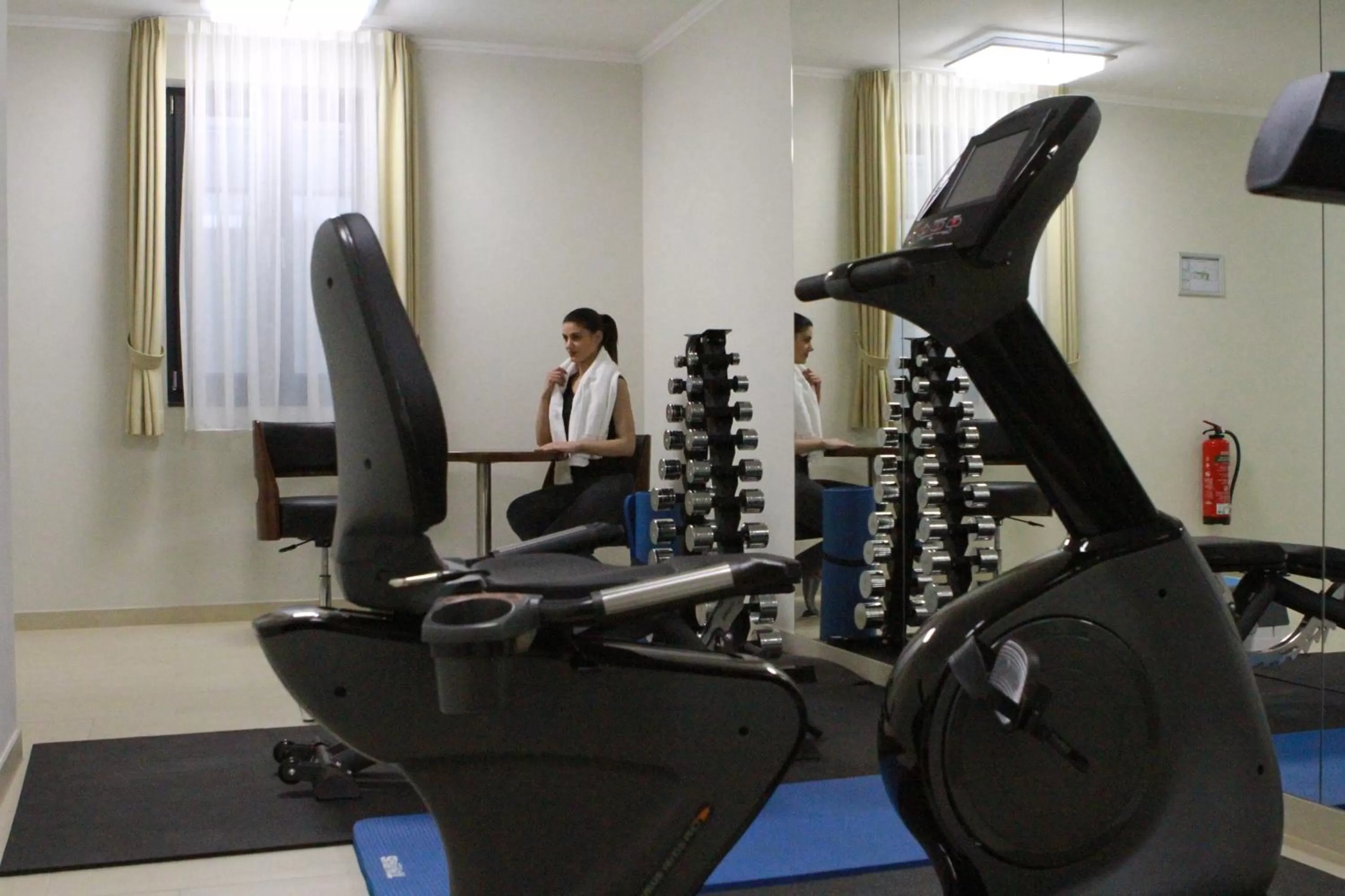 Fitness centre/facilities in Naam Hotel & Apartments Frankfurt City-Messe Airport