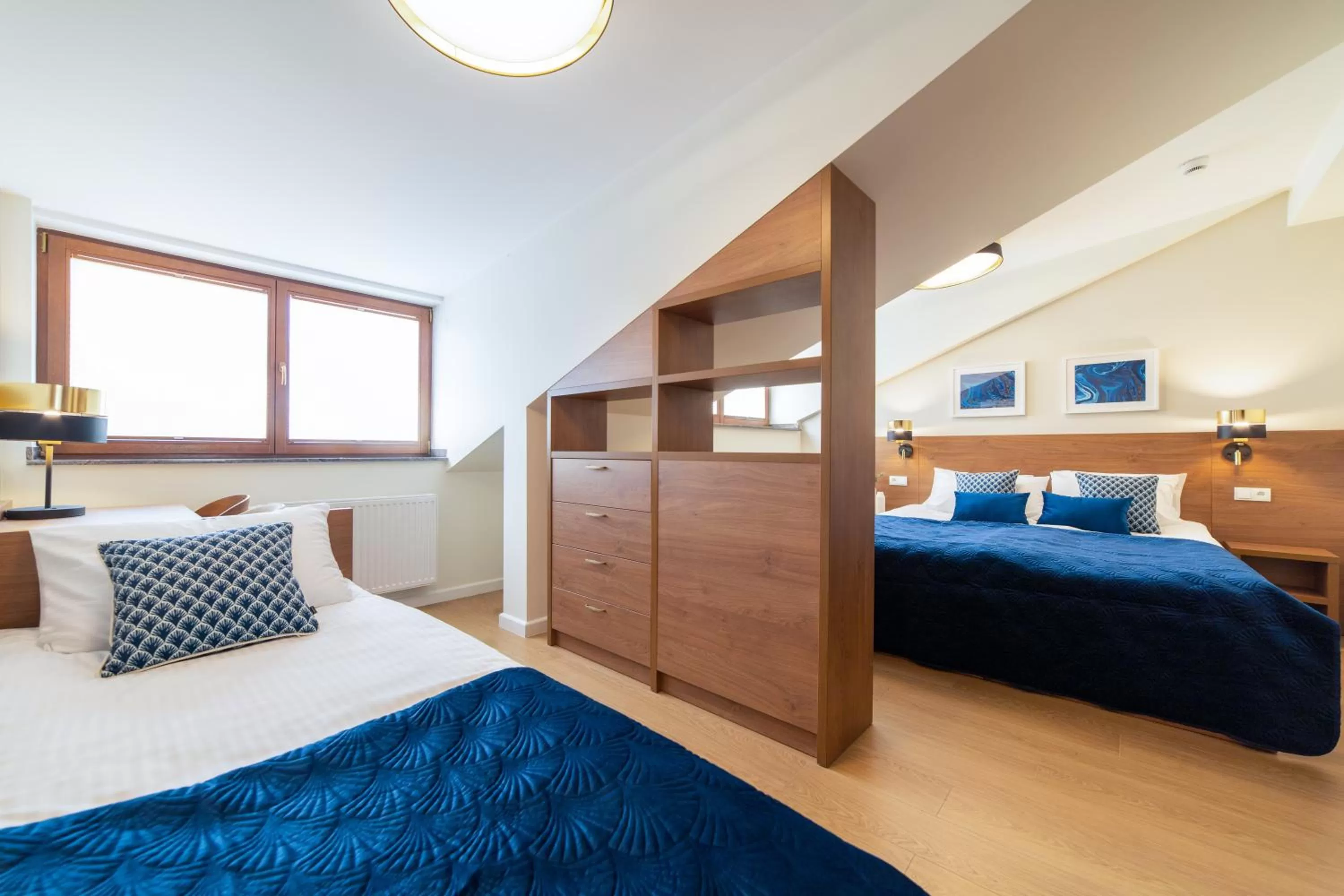 Bed in Portal House Apartments