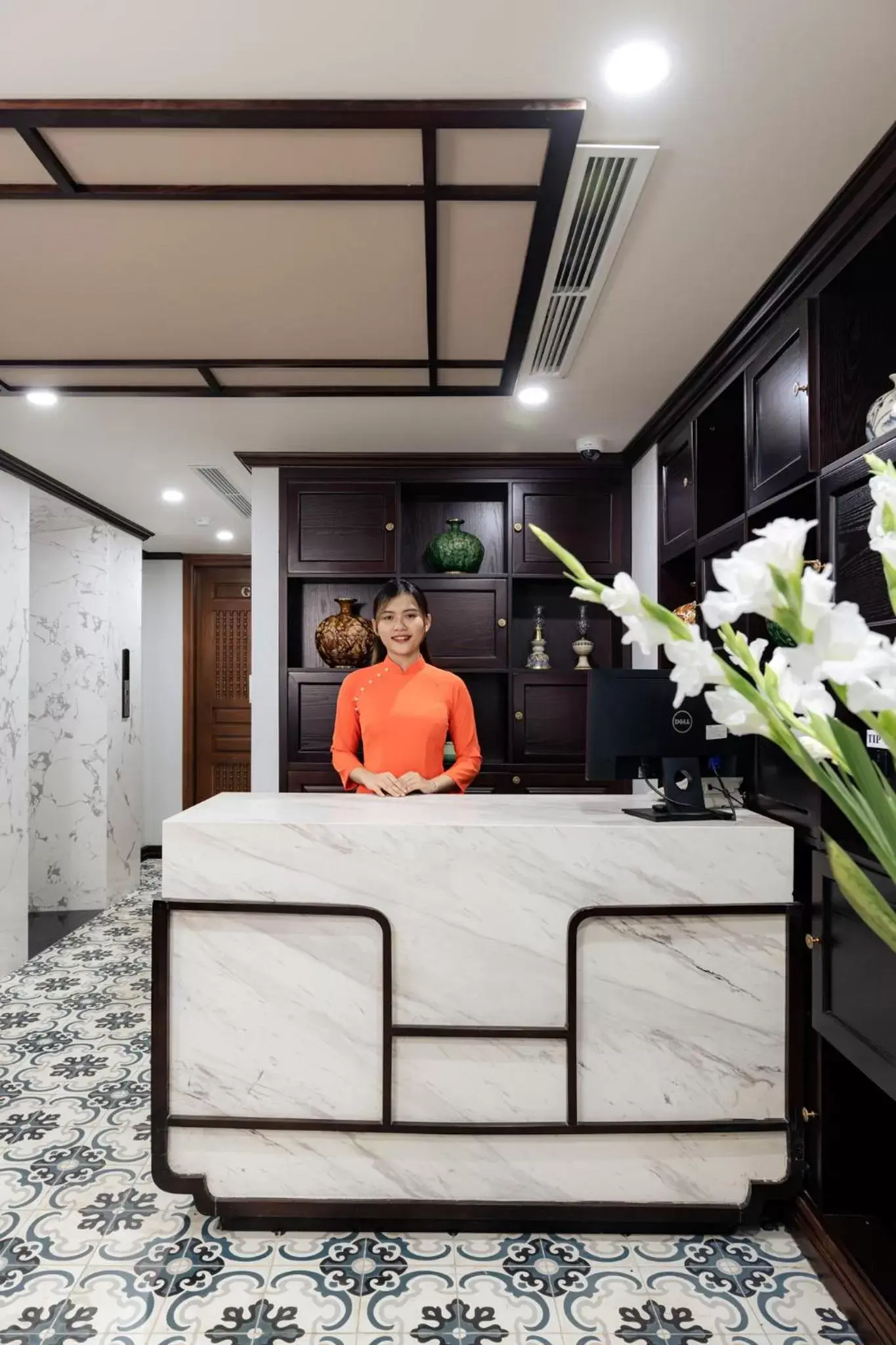 Lobby or reception, Staff in Lotusama Hanoi Hotel