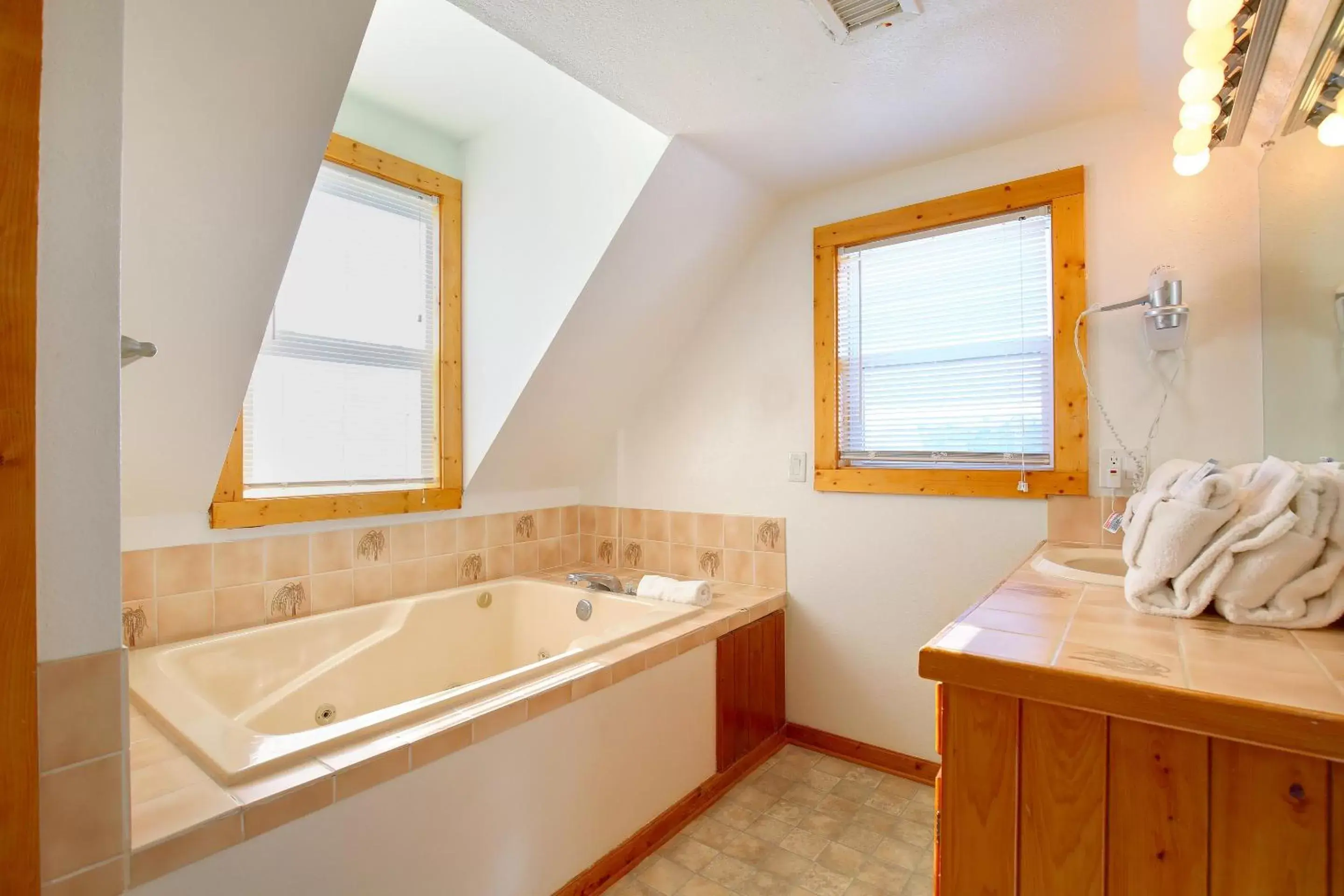 Bathroom in Barrier Island Station, a VRI resort