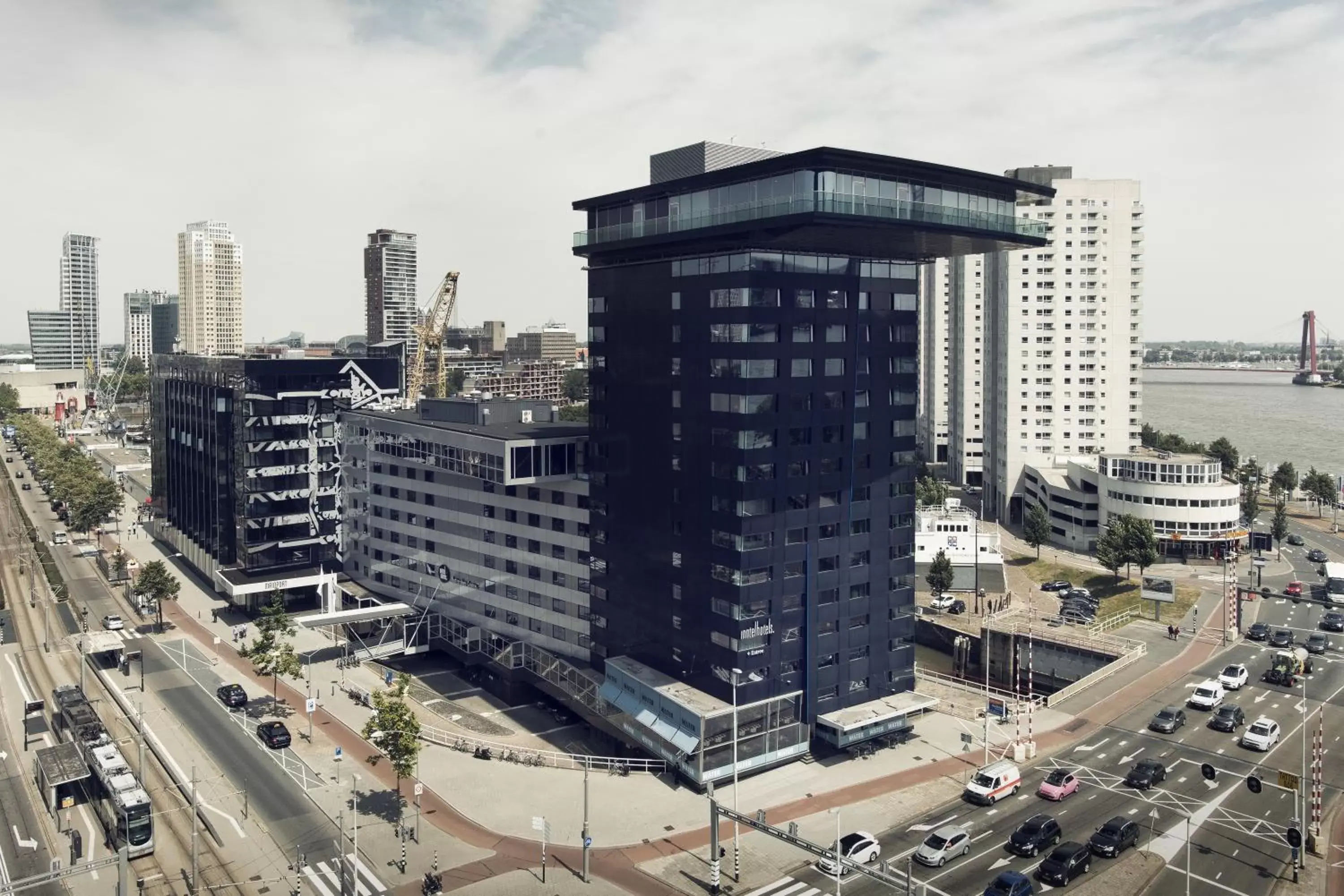 Bird's eye view in Inntel Hotels Rotterdam Centre